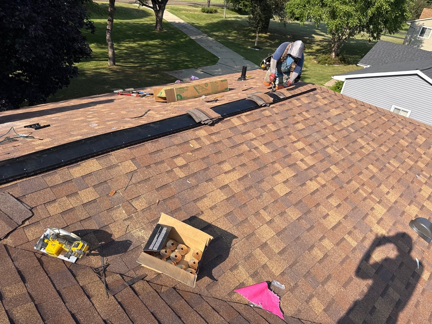 Roof Replacement using Owens Corning Tru Definitions by 180 Contractors