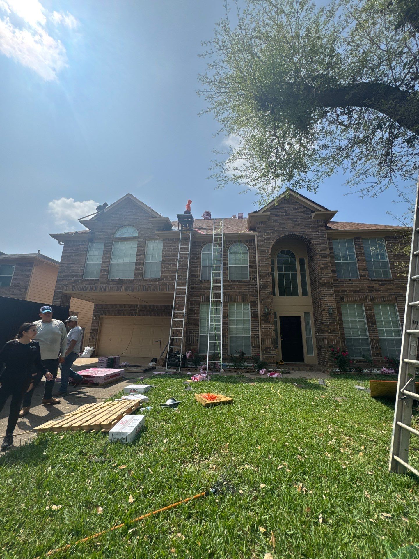 Project in Houston by Proud Roofing