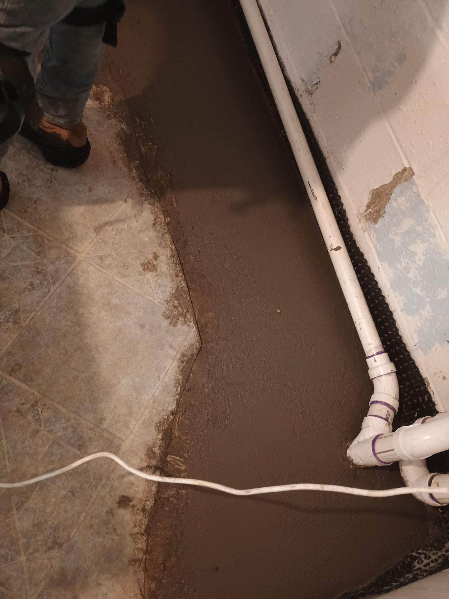 Drain Tile & a Sump Pump for our Property Management Partner by Waterproofing Northeast