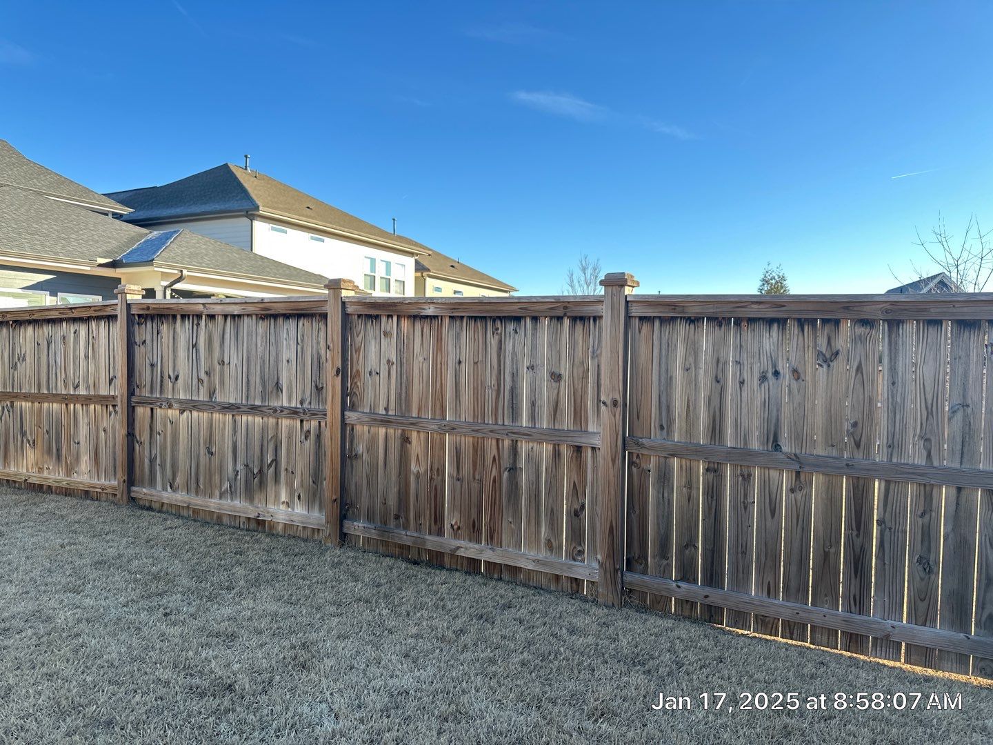Weathered Fence using Wood Sealant by DuraSeal