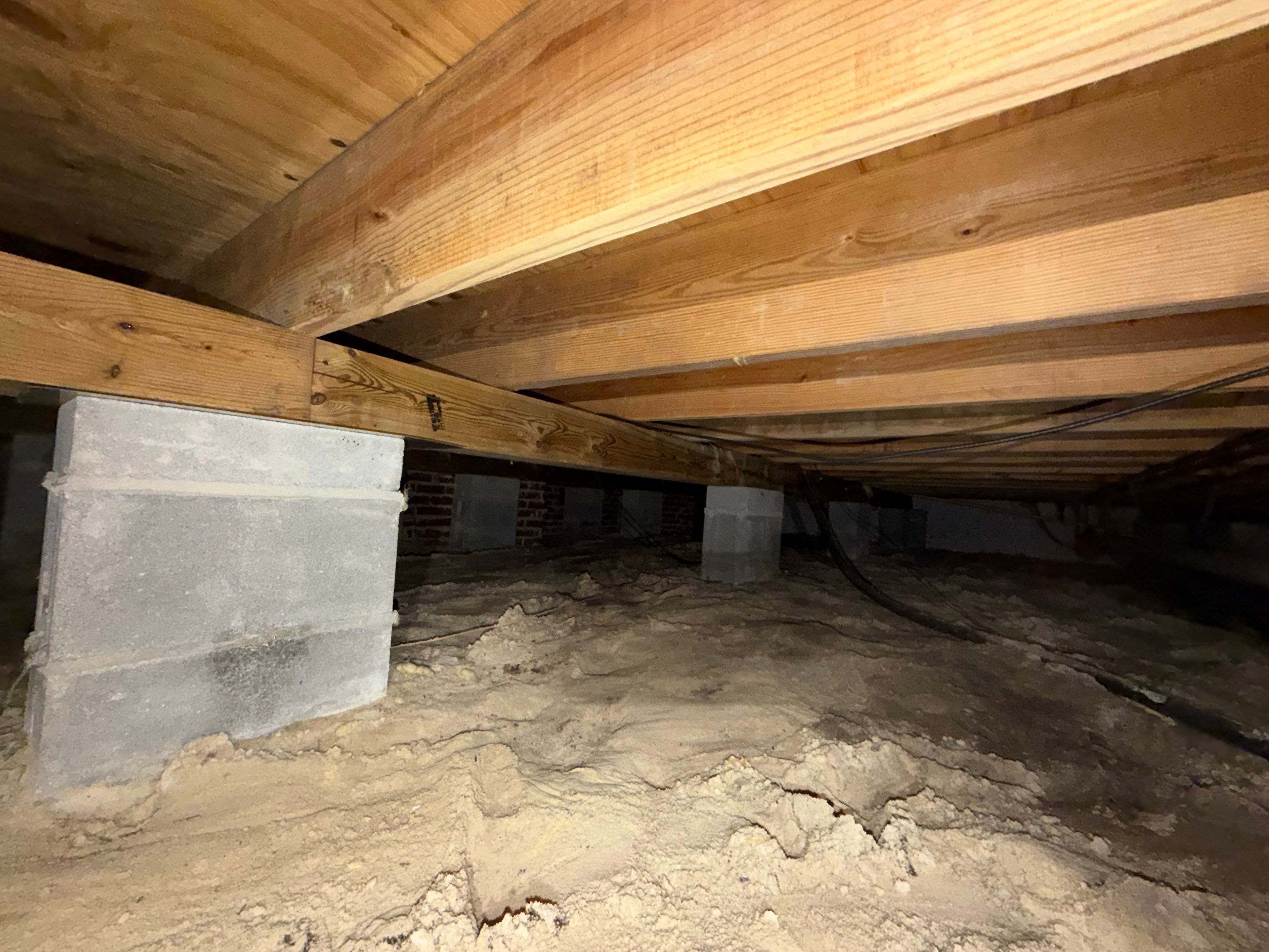 Project in Portsmouth by Patriot Crawl Space Repairs