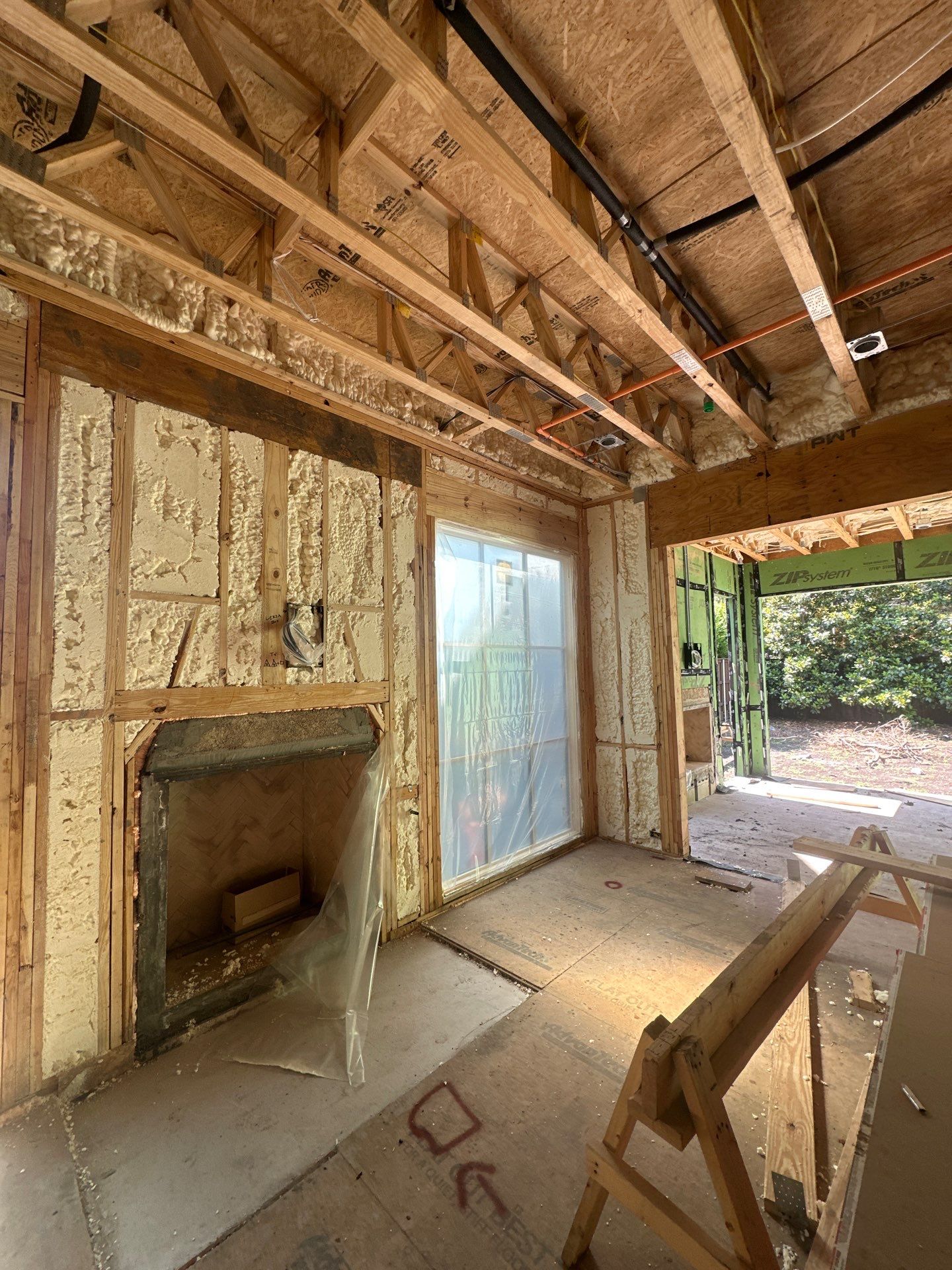 Full encapsulation open cell foam Dallas TX by Apex Insulation Solutions