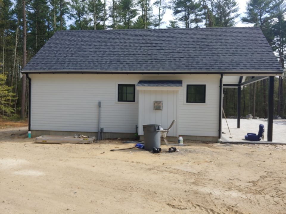 Gutter Installation using 6" Half Round Aluminum Gutter by Gutter Pro Enterprises
