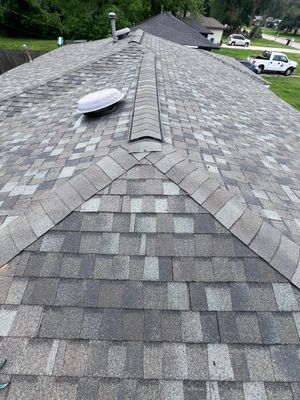 Residential Roofing Repair using Owen's Corning Duration (Lifetime) Shingles