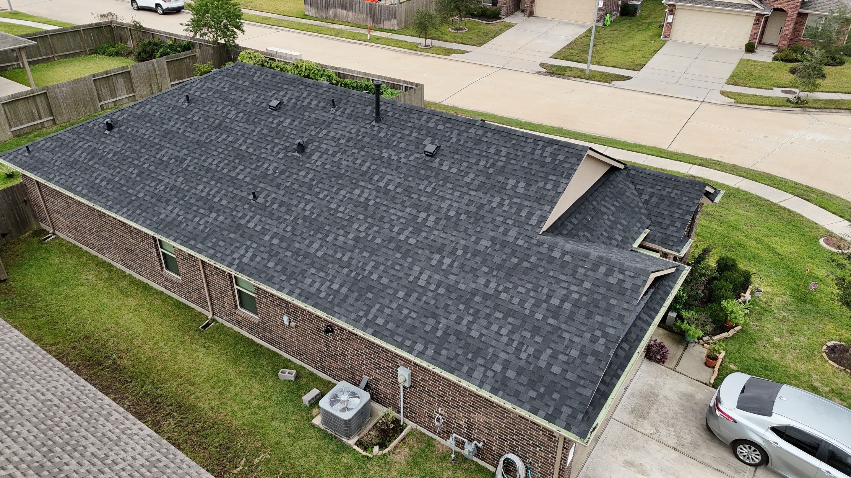 Roof Replacement completed after Insurance approval in Tomball by Core Four Roofing