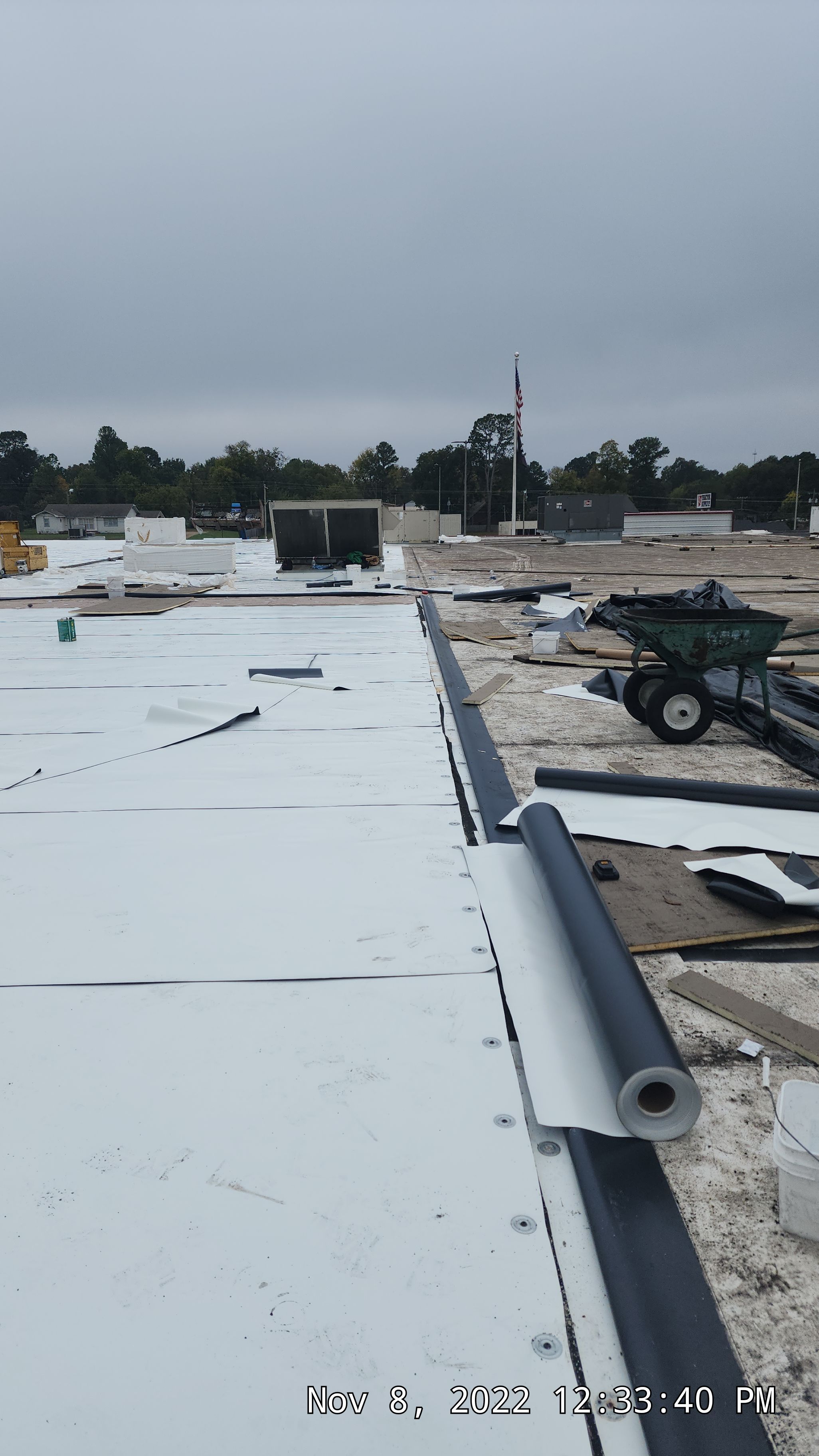 VA Clinic/Tractor Supply in Idabel, Oklahoma by Hostetler Roofing