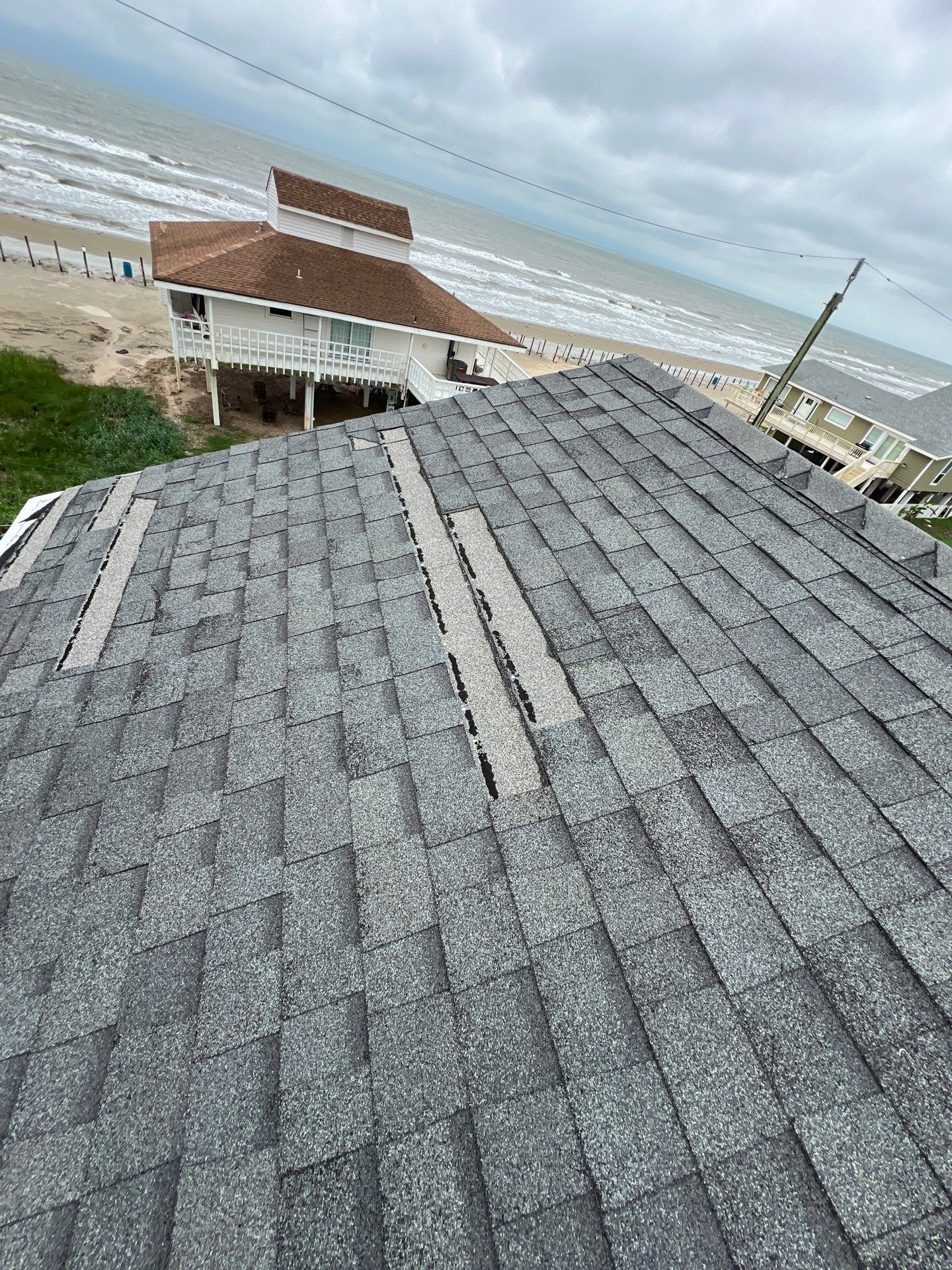 Hail Damage using Owen's Corning Duration (Lifetime) Shingles by Roof Repair Company