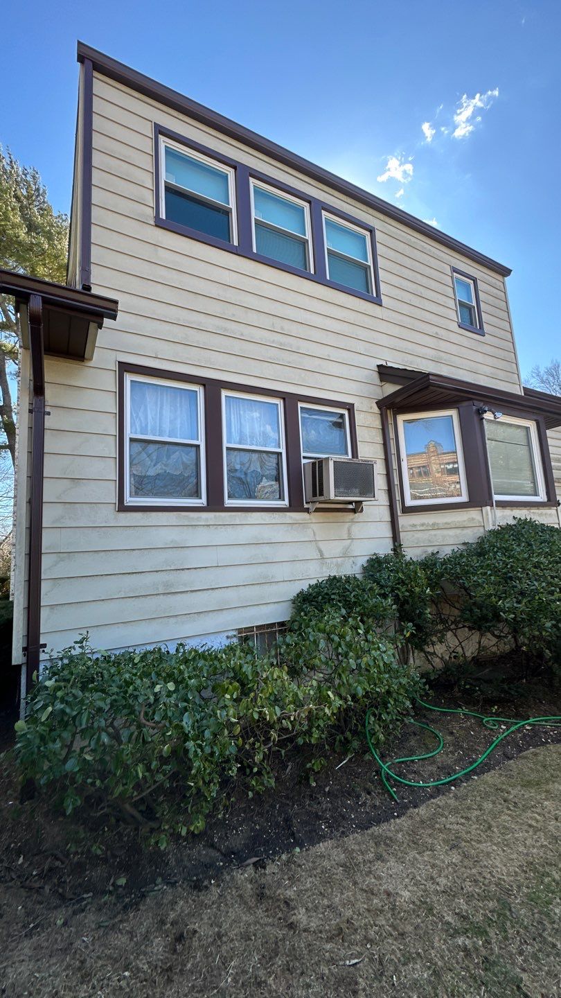 **Project Showcase: Complete Gutter & Leader System Replacement in Woodmere, NY** 🏠✨ by Above All Gutters 