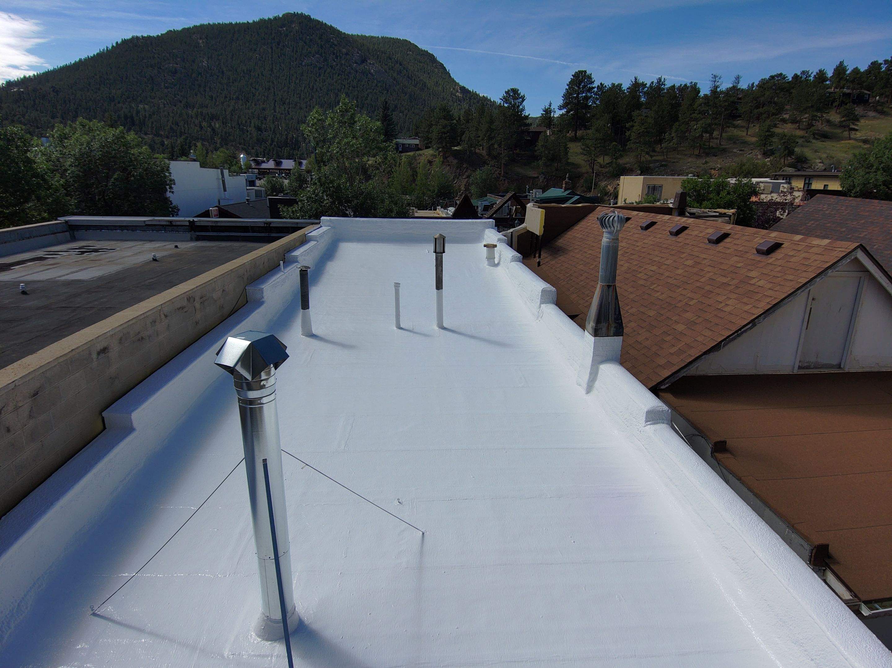 Estes Park "The Taffy Shop" Before & After Gaco Coating