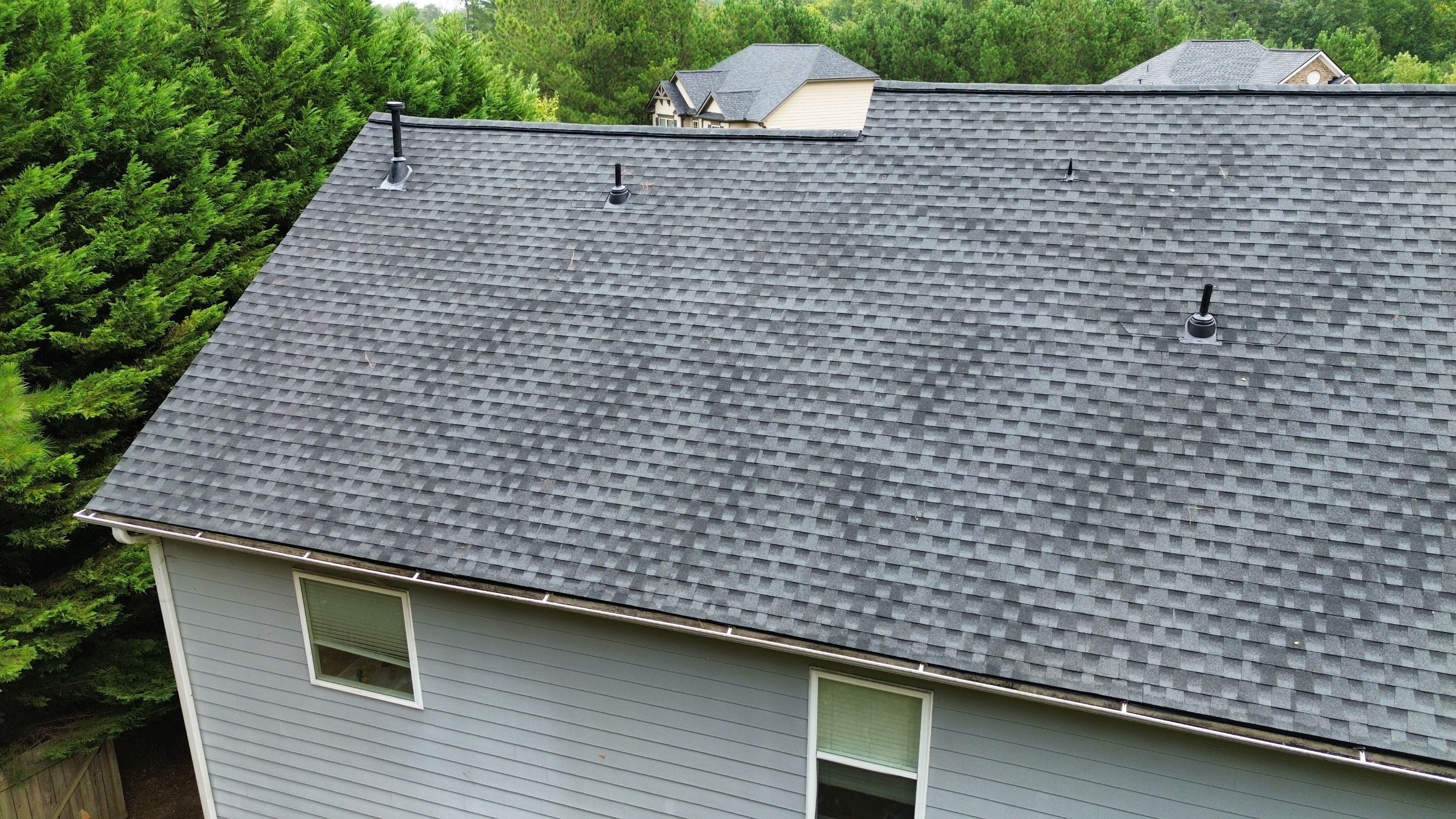 Cumming, GA Roof Replacement GAF Timberline HDZ Charcoal by Reset Roofing