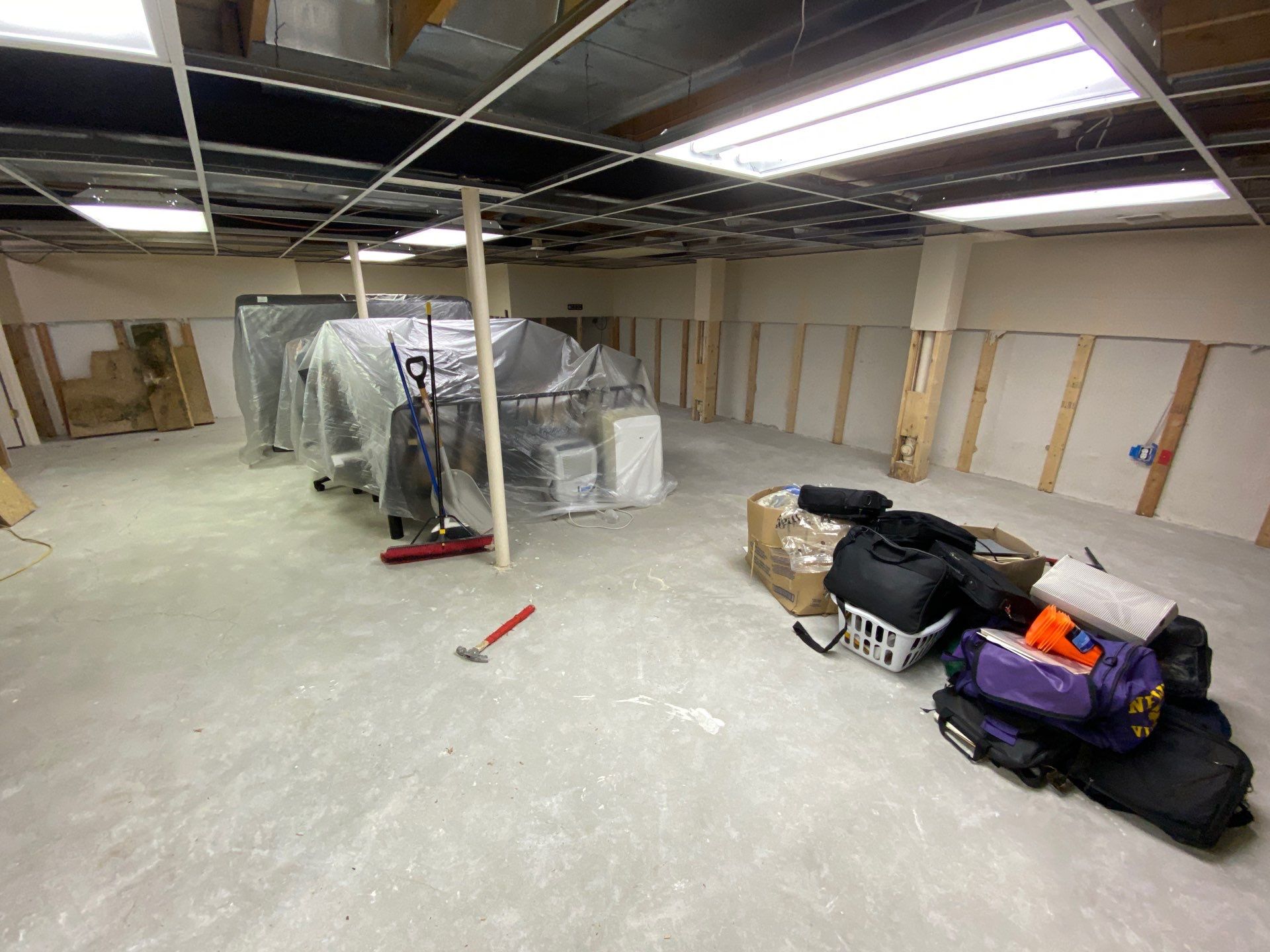 Project in Commerce Twp by EzDry Water Mitigation & Property Restoration