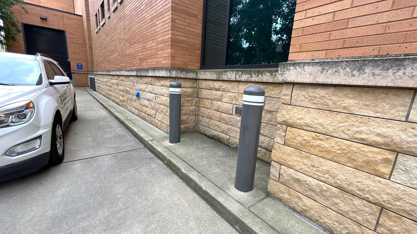 natural stone using Algaecide, soft wash soap by Northern Power Washing LLC.