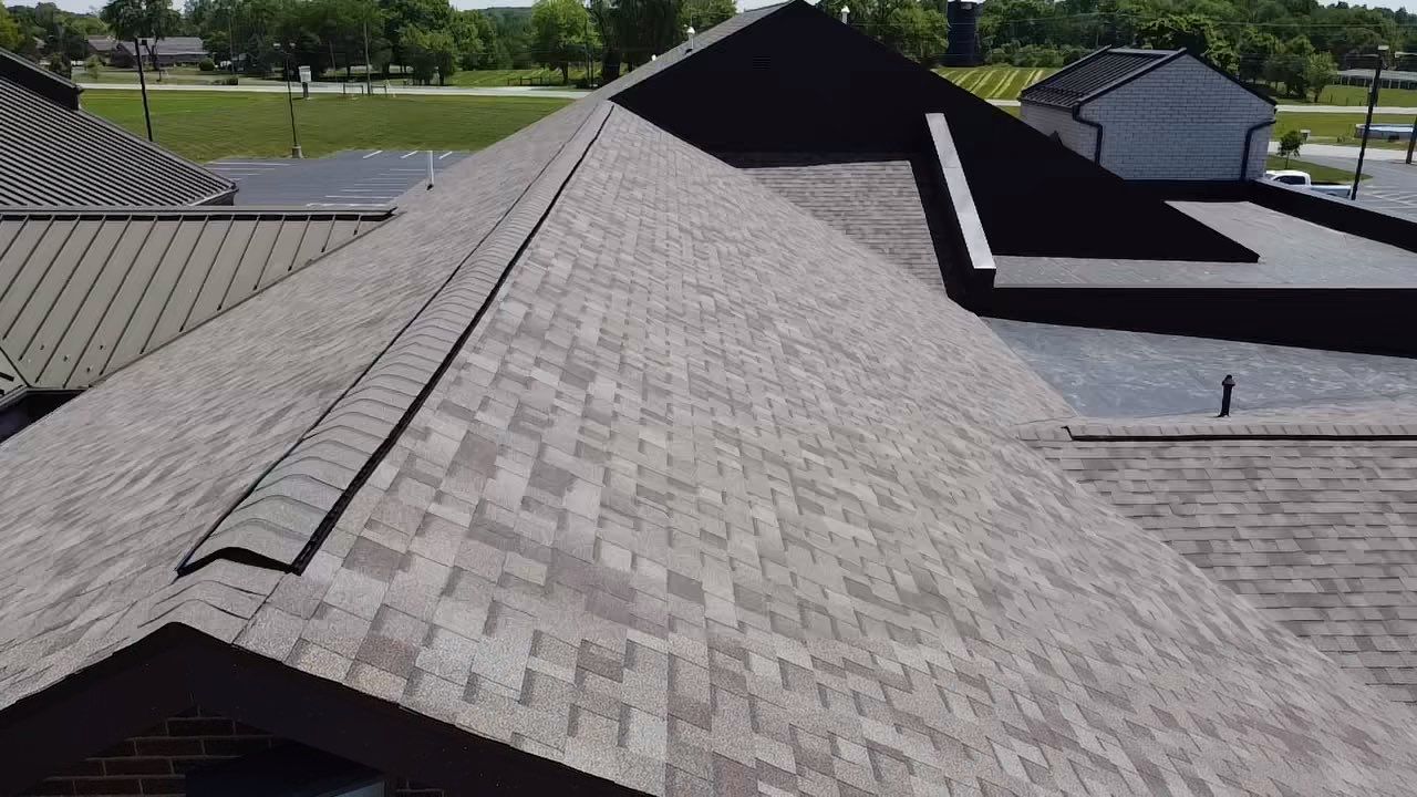 Faith Alliance Church Roof - New Bremen Ohio by Nitro Roofing and Construction