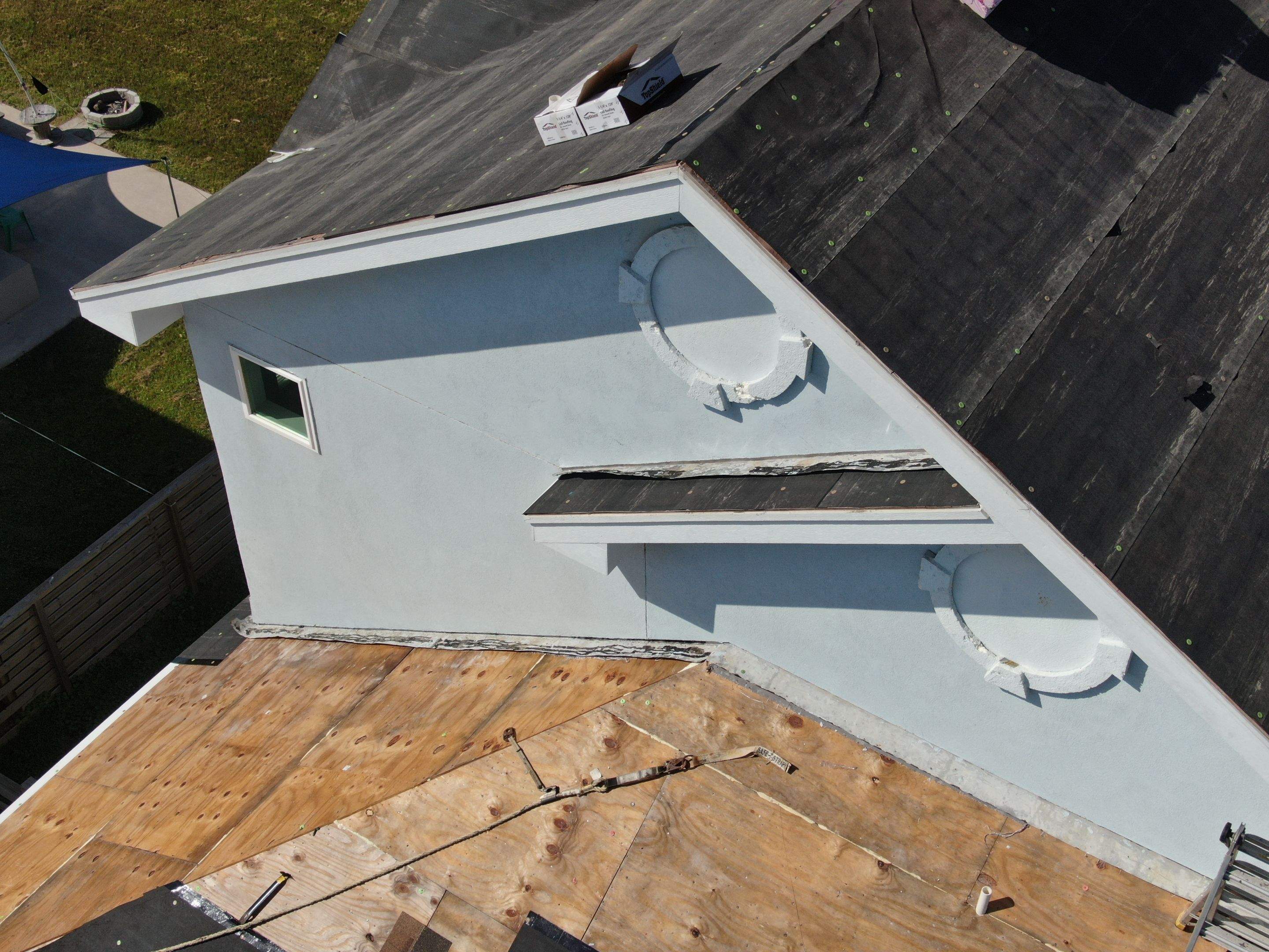 We Aint Scared of heights  by Bayfront Roofing and Construction