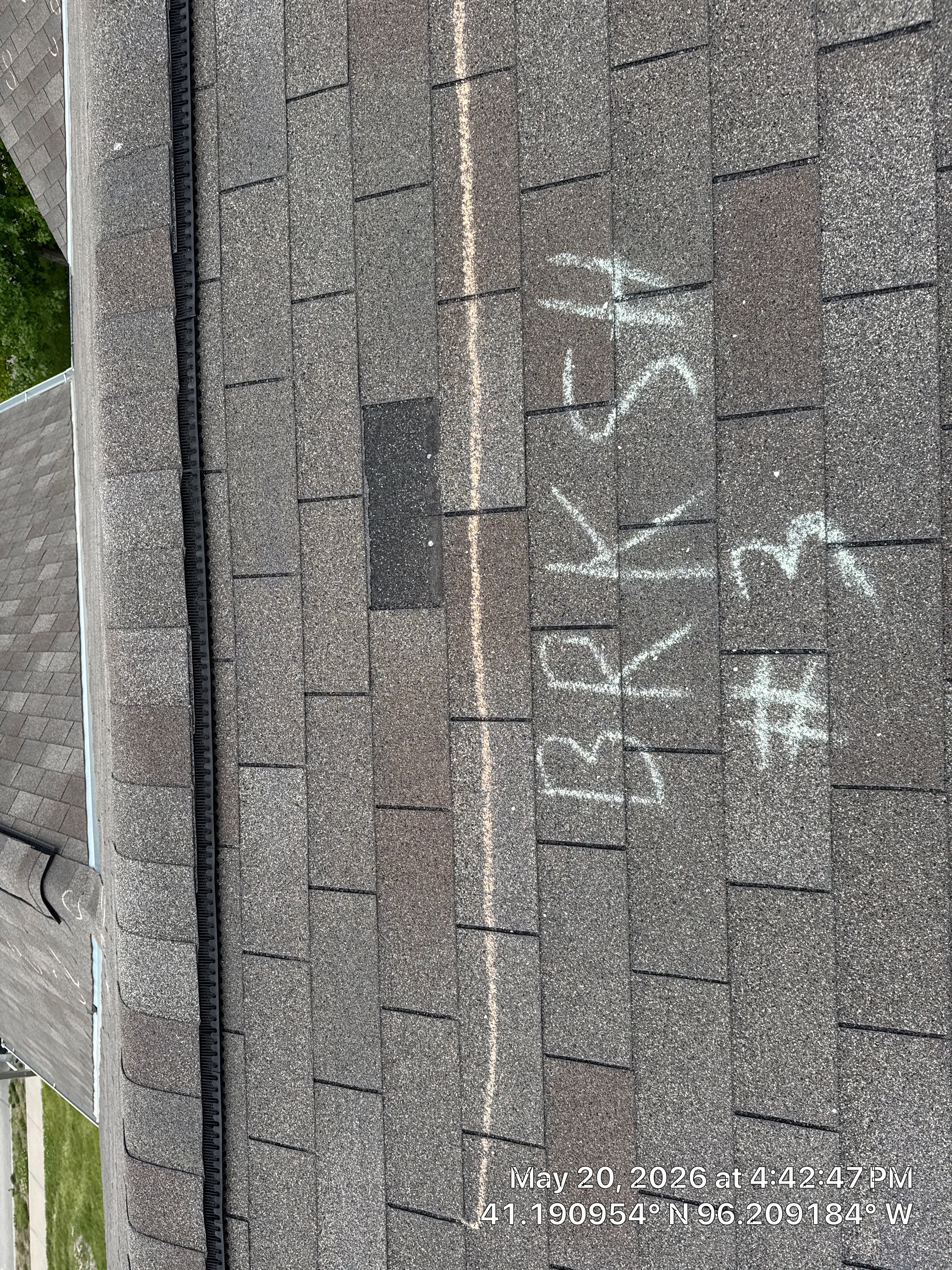 Storm Damage Restoration for Residential Asphalt Shingle Roof in Omaha by Crows Roofing LLC