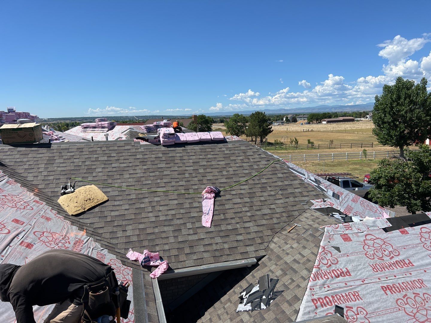 Residential Roofing Installation using Owens Corning TruDefinition - Driftwood  by A to Z Roofing