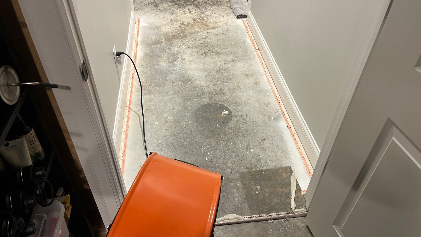 Water Damage from AC Unit Leak  by ANR Restoration