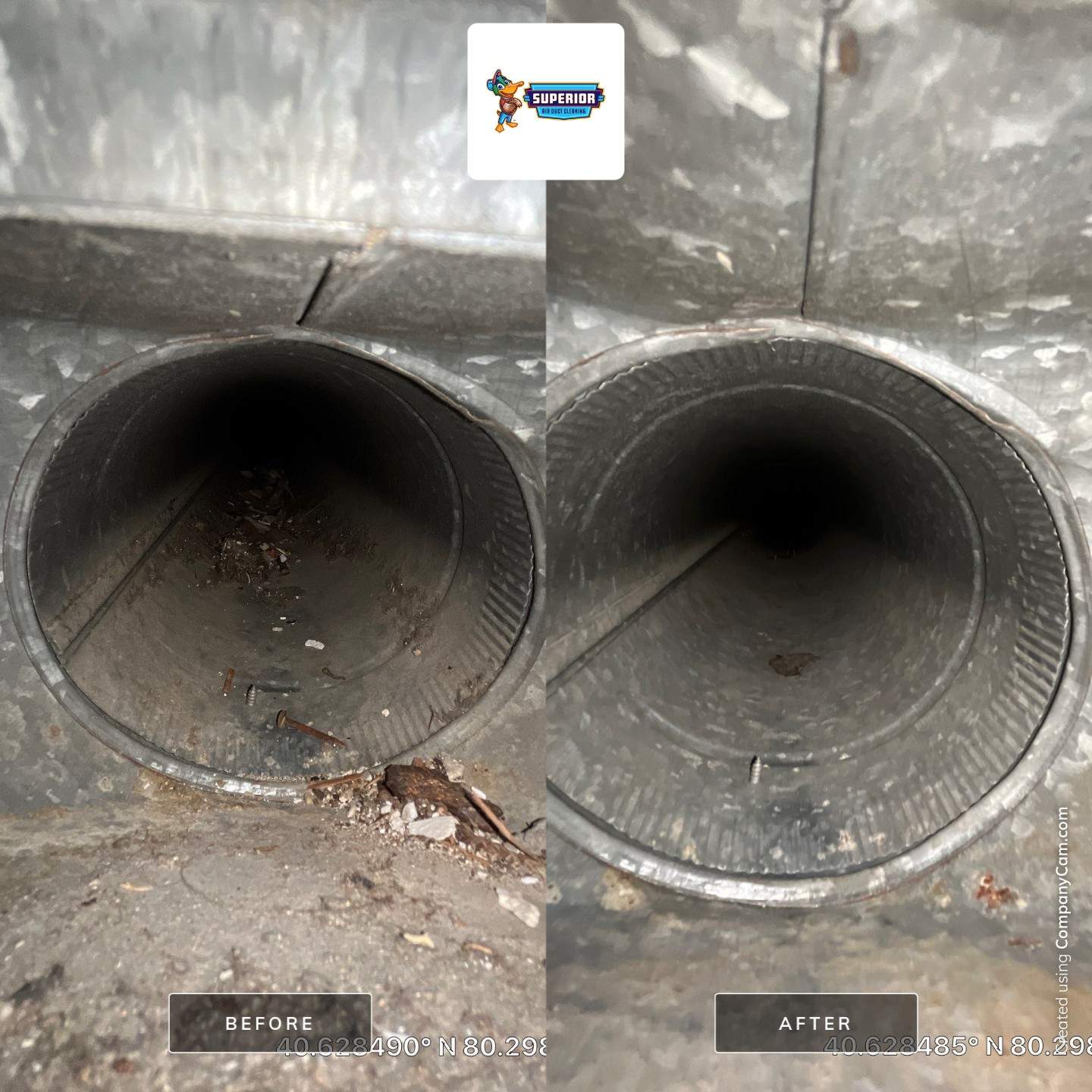 Air Duct Cleaning With a Vacuum Truck in Aliquippa, PA by Superior Air Duct Cleaning