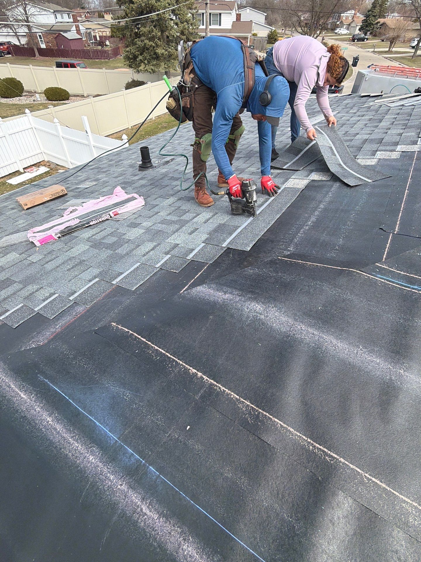 Roof Replacement using Owens Corning Duration by 180 Contractors