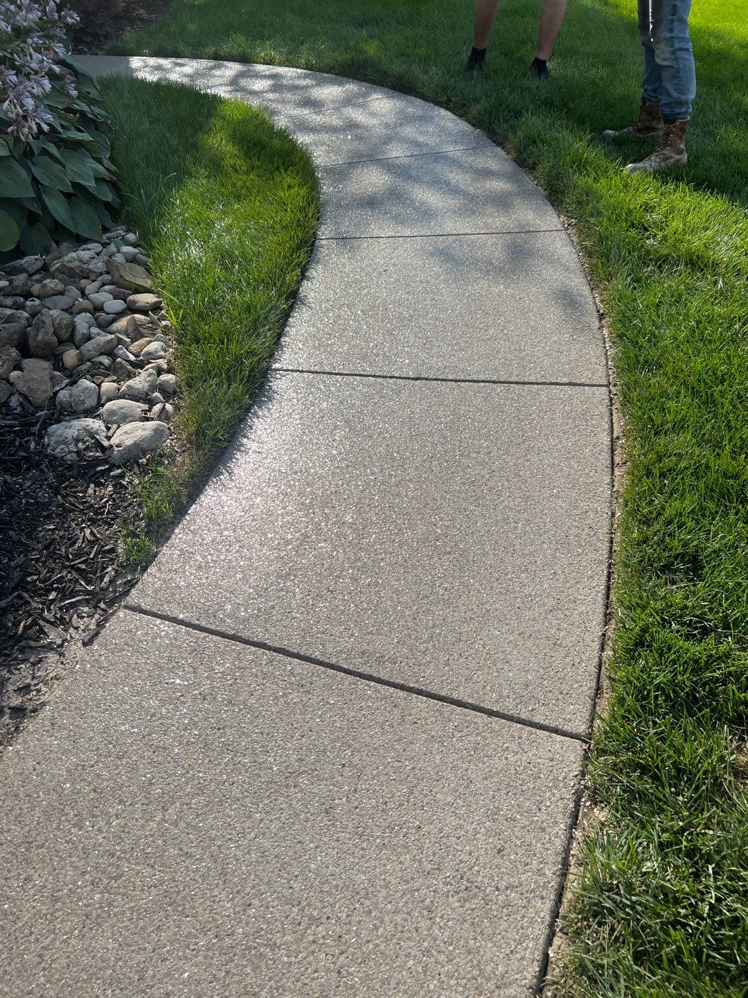 Patio Installation using Flint by Your1DayFloor.com