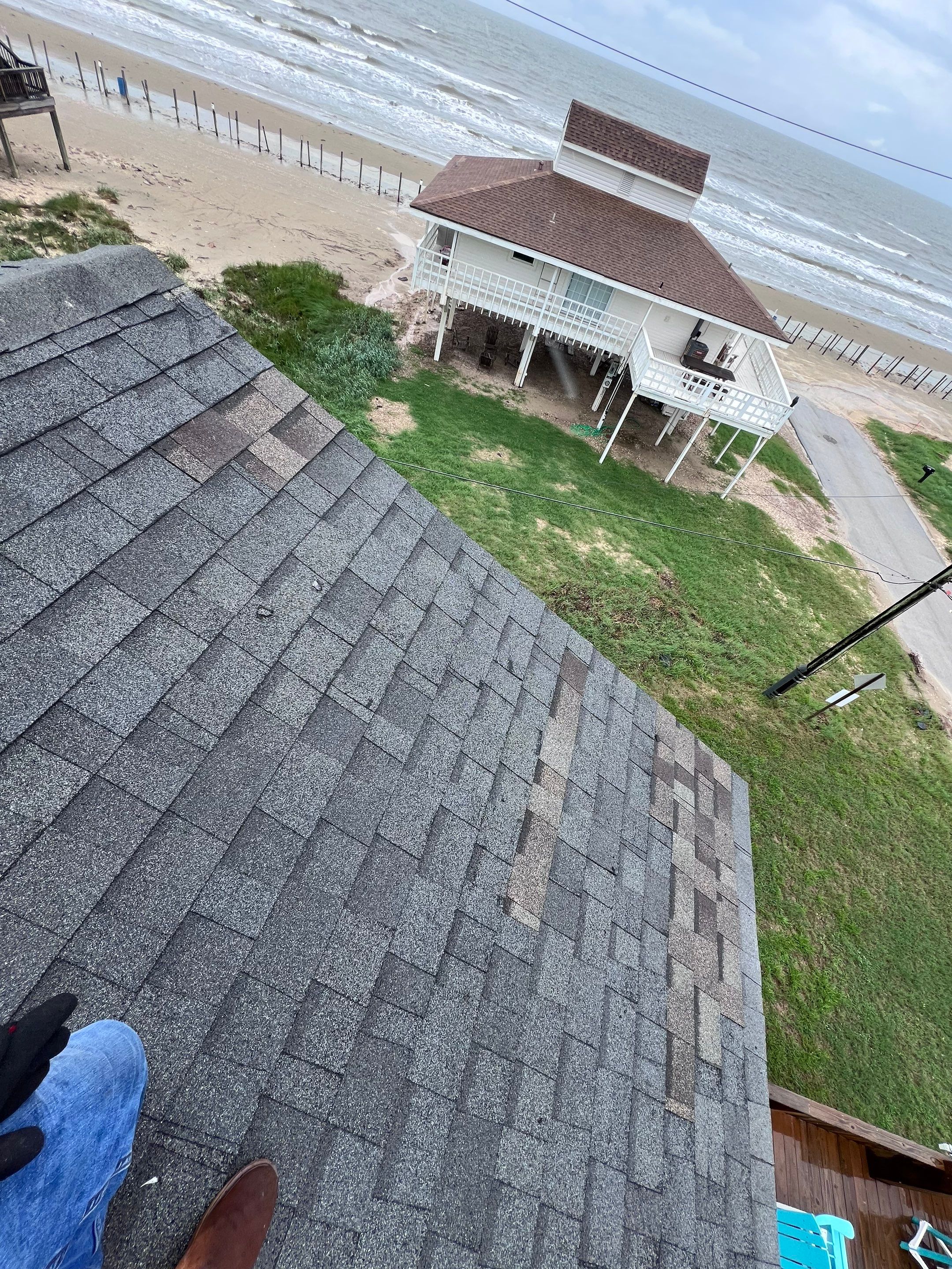 Hail Damage using Owen's Corning Duration (Lifetime) Shingles by Roof Repair Company