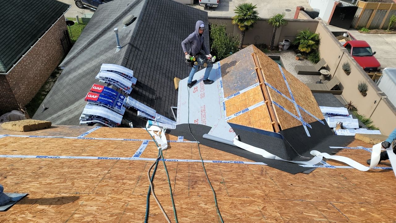Residential Roofing Installation using Roof Replacement by American Roofing & Construction LLC