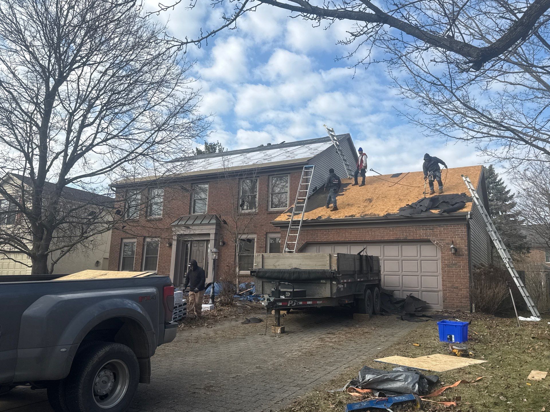 sometimes gutters need a roof by SOS Home Ohio 