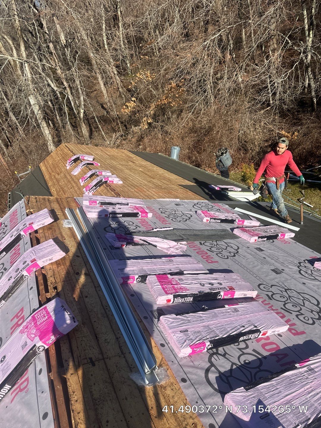 Residential Roofing Installation using Owens Corning TruDefinition - Williamsburg Gray by A Plus Exterior