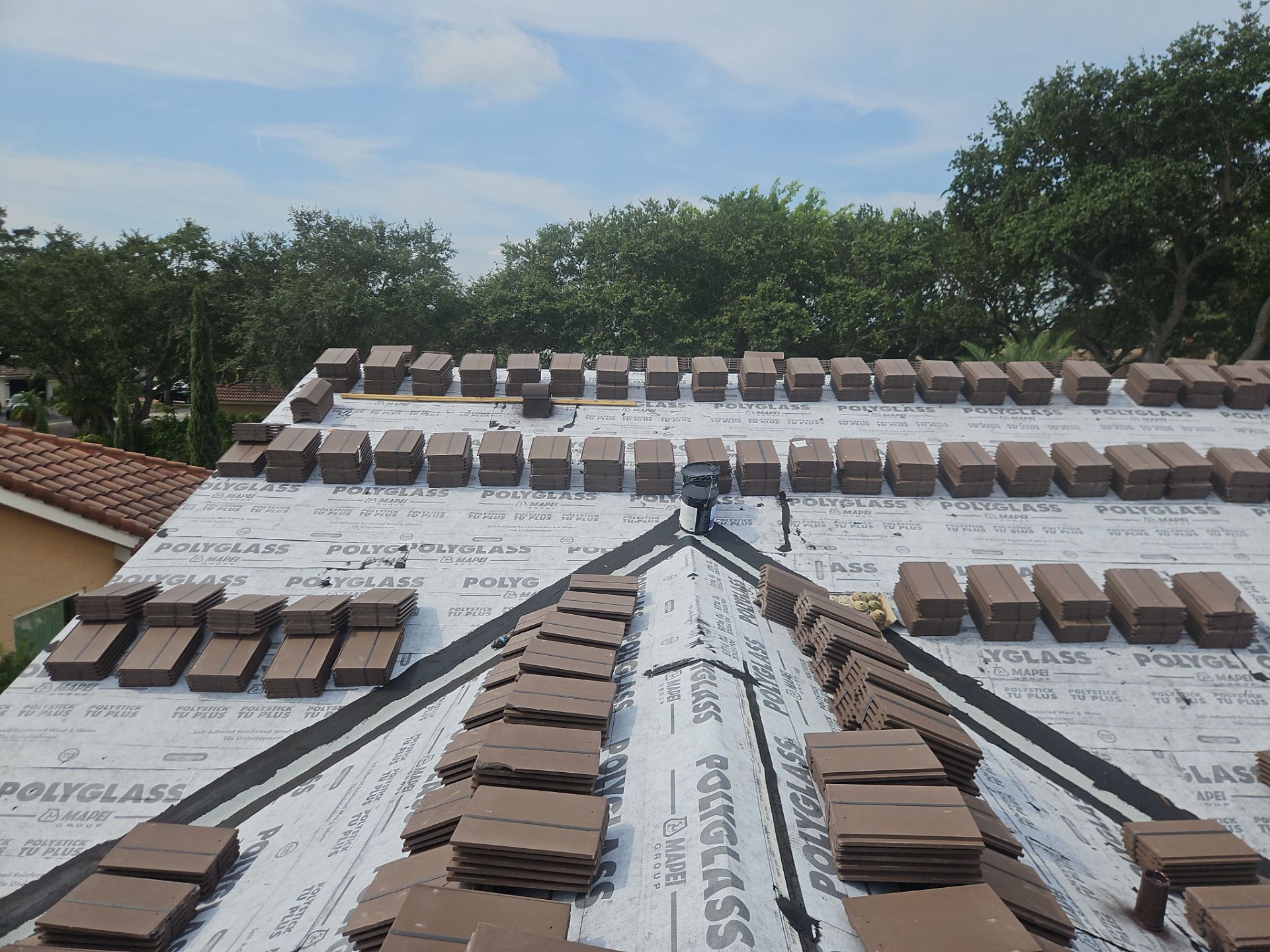 Residential Roofing Installation using WestLake Roofing Tile by BLUES BROTHERS ROOFING