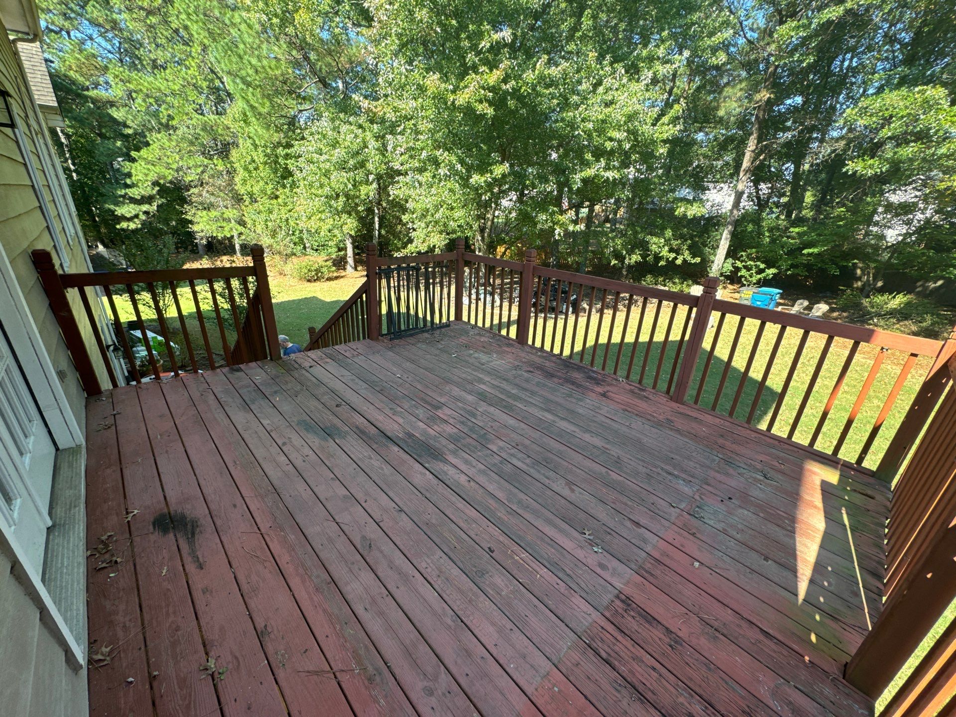 Elevated Multi-Level Composite Deck Replacement in Duluth, Georgia by Swift Home Renovations