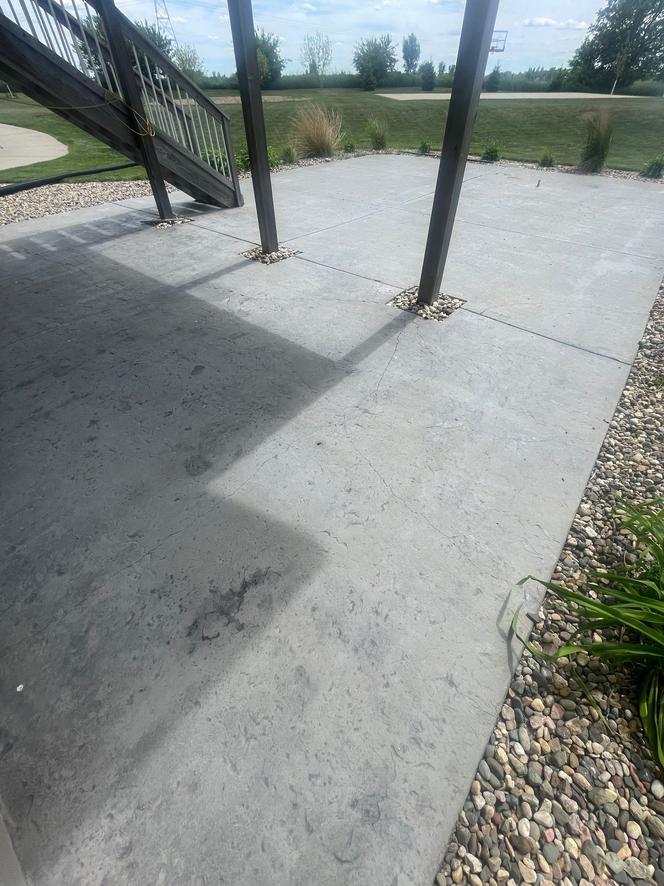 Concrete Patio Restoration and Installation in Sioux Falls by Select Painting, Coatings & Garage Cabinets