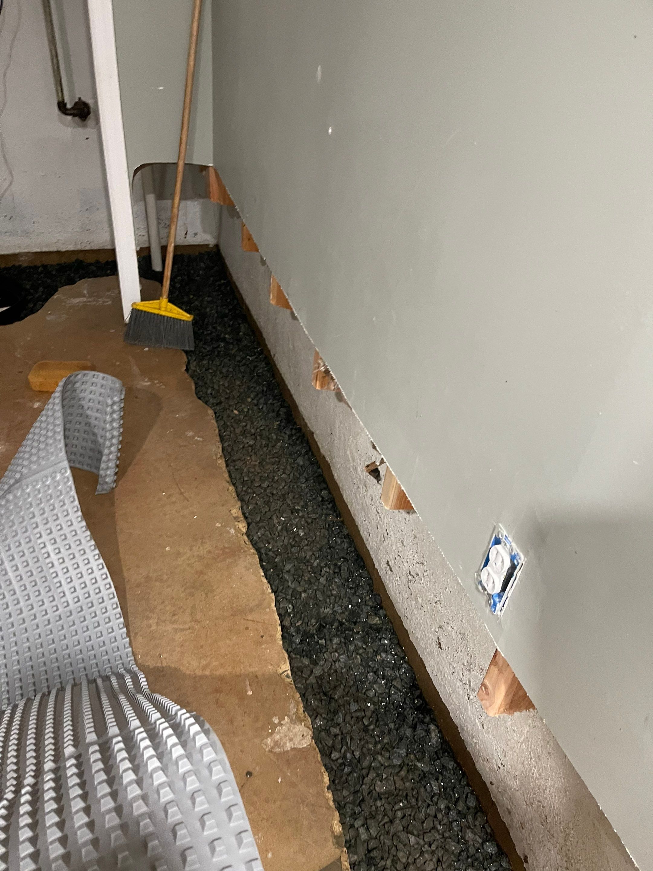 Interior French Drain in Somerset, NJ by Pure Service Pro, LLC 