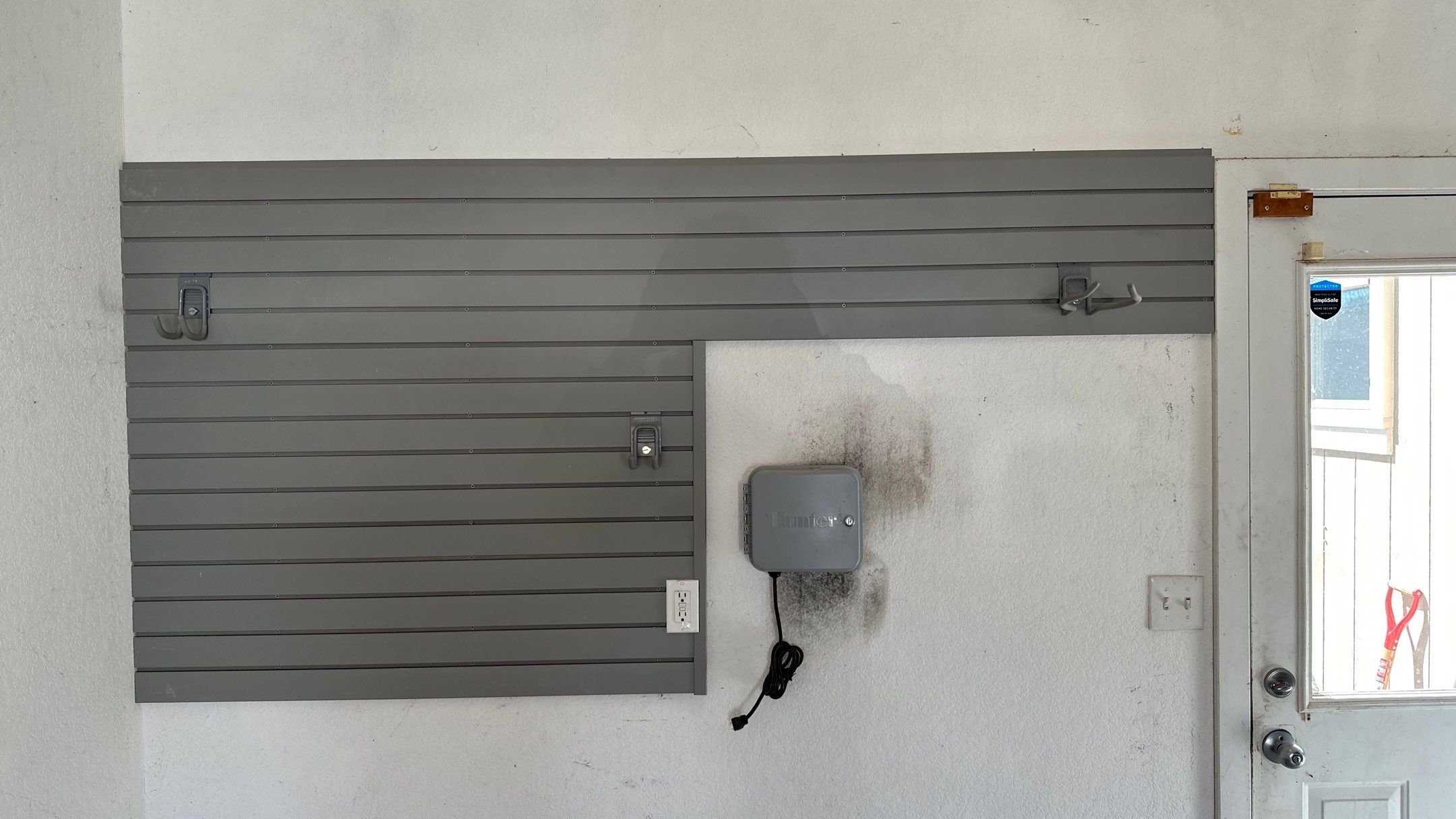 Melissa L. upgraded her garage with slatwall and overhead racks by Banner Garage