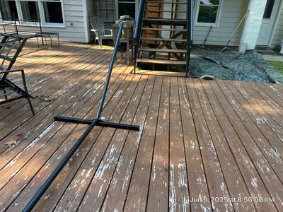 Wood Deck using Wood Sealant