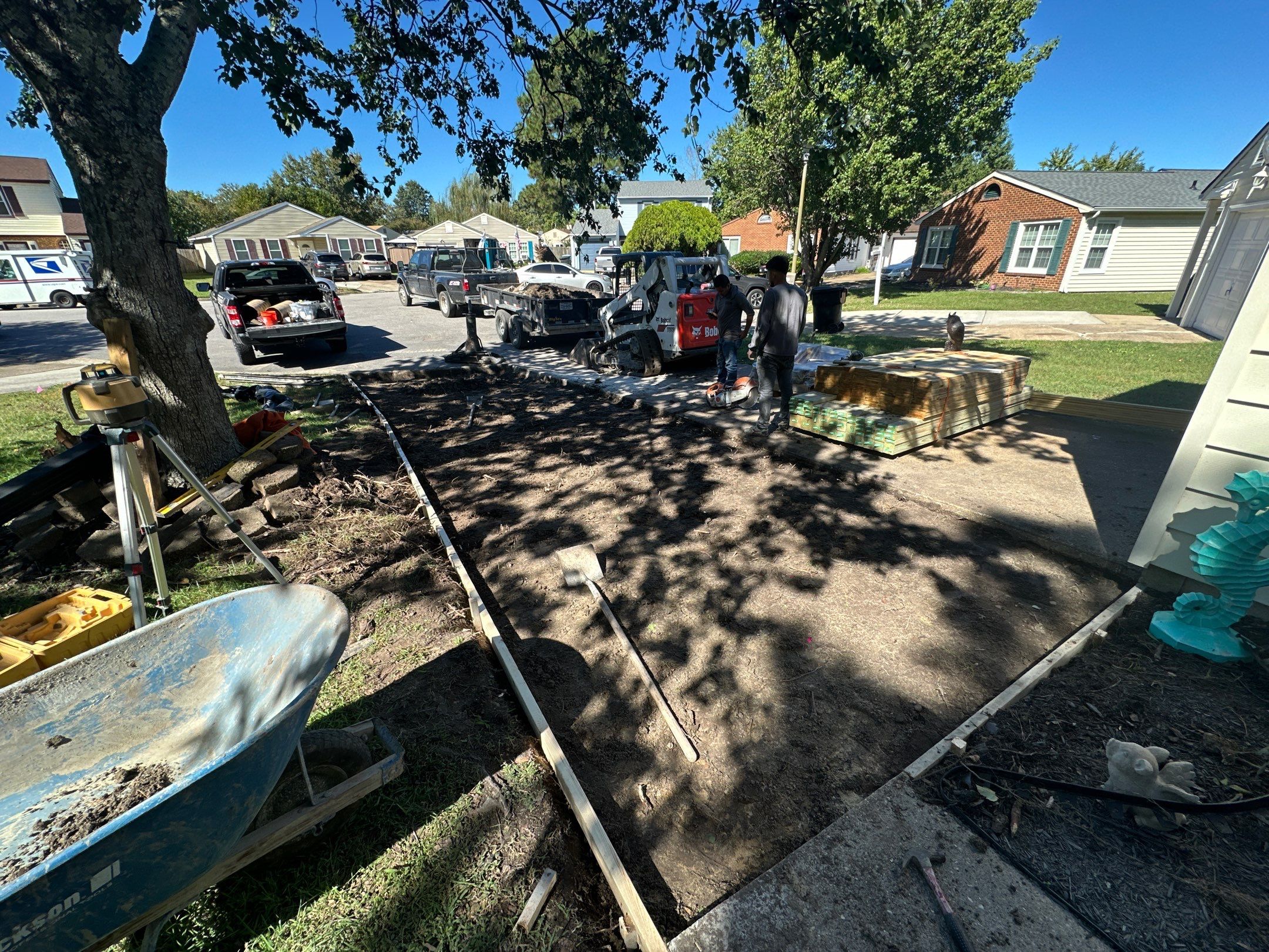 Project in Virginia Beach by Sam The Concrete Man Virginia Beach