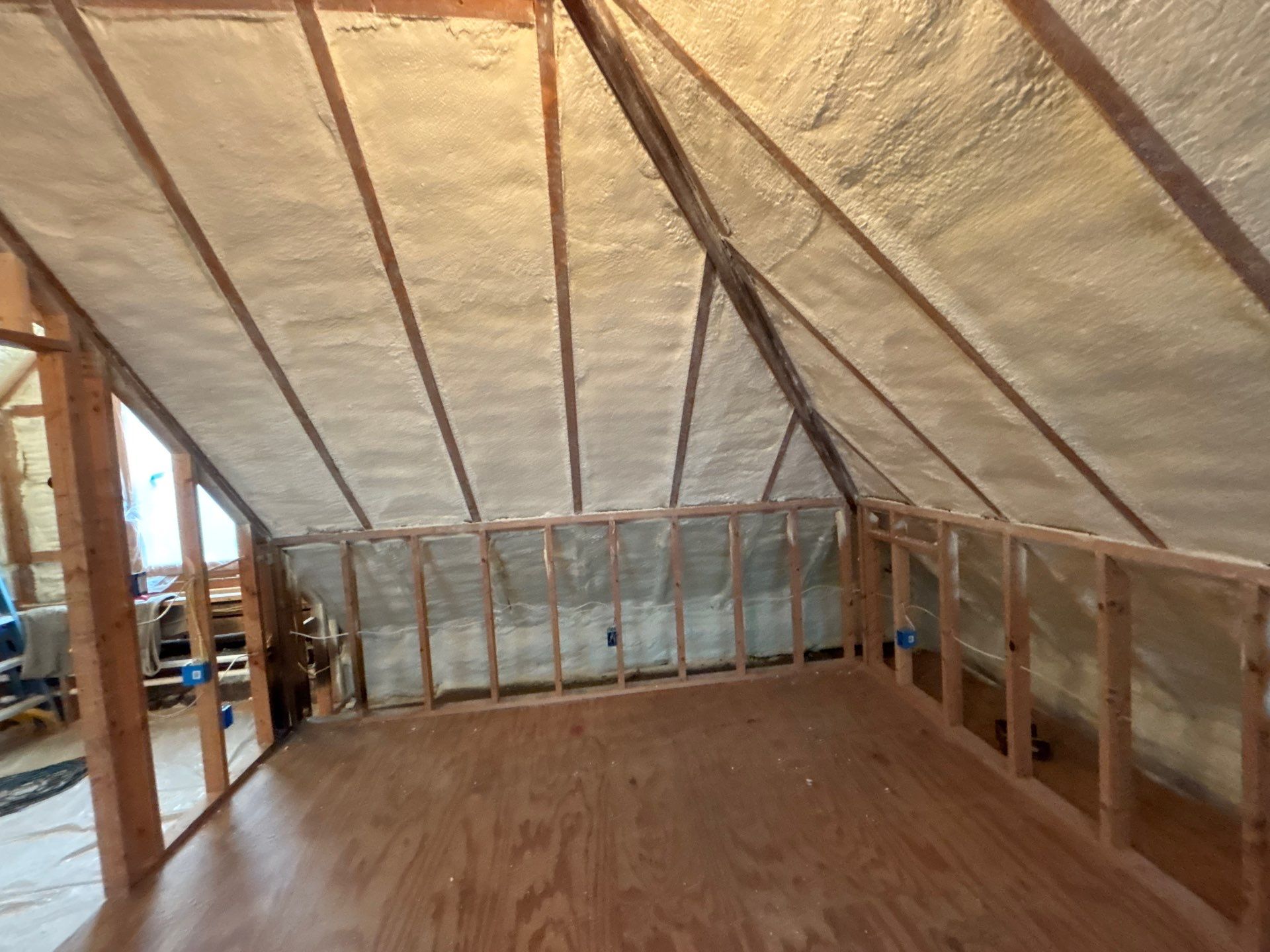 Spray Foam Insulation using Closed Cell Spray Foam by NYS Foam & Energy