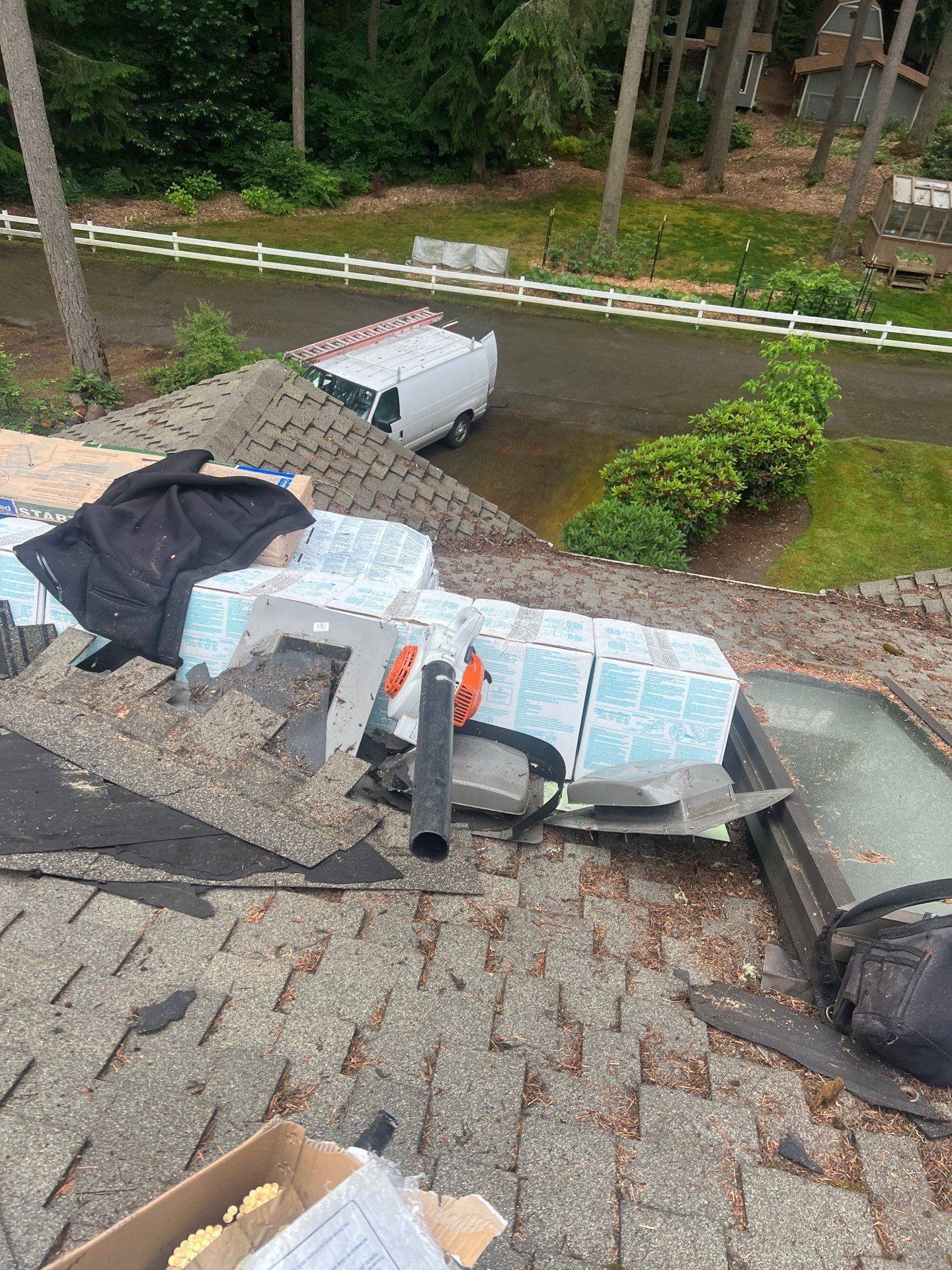 Residential Roofing Installation using GAF HDZ Shingles by Roofing Formula LLC