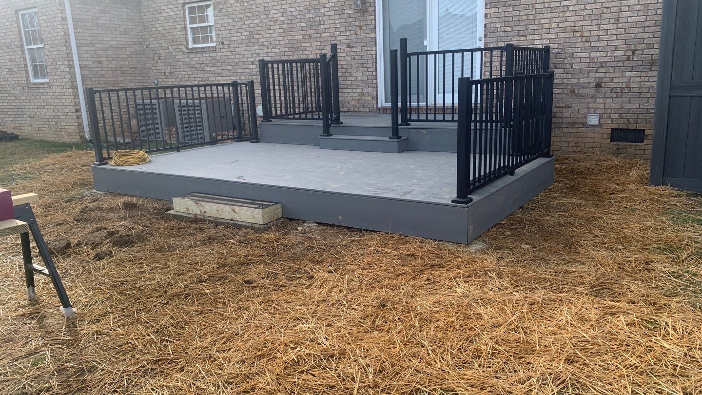 Deck Replacement using Trex Decking and Railing by Secure Construction Company Inc