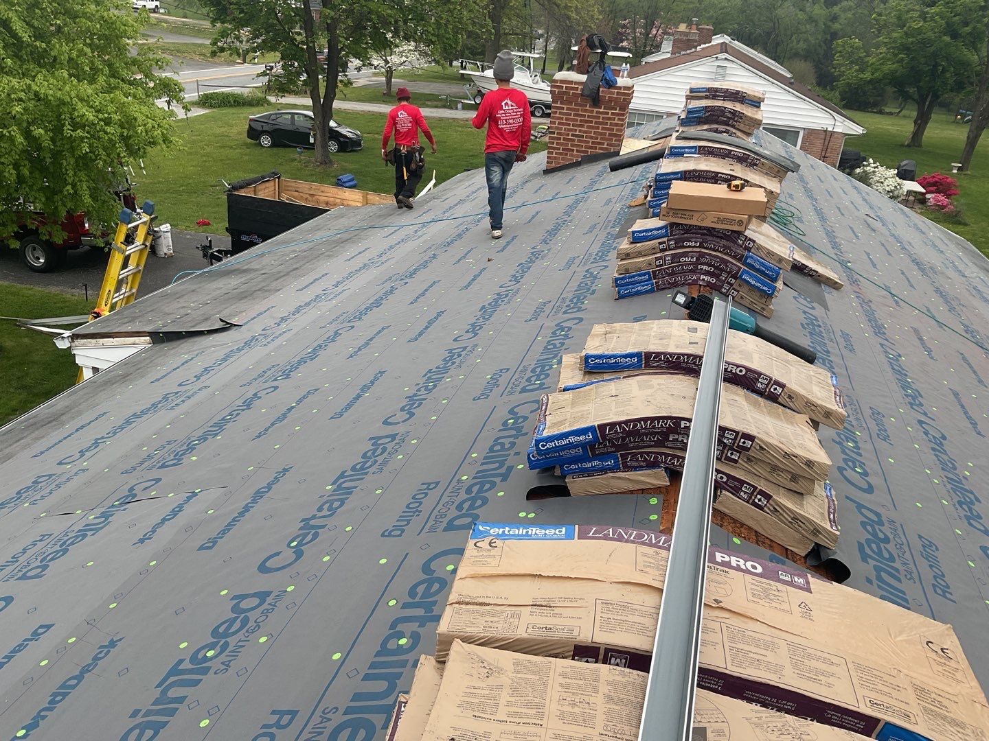 Residential Roofing Installation using CertainTeed Shingles by Alpha Design Services