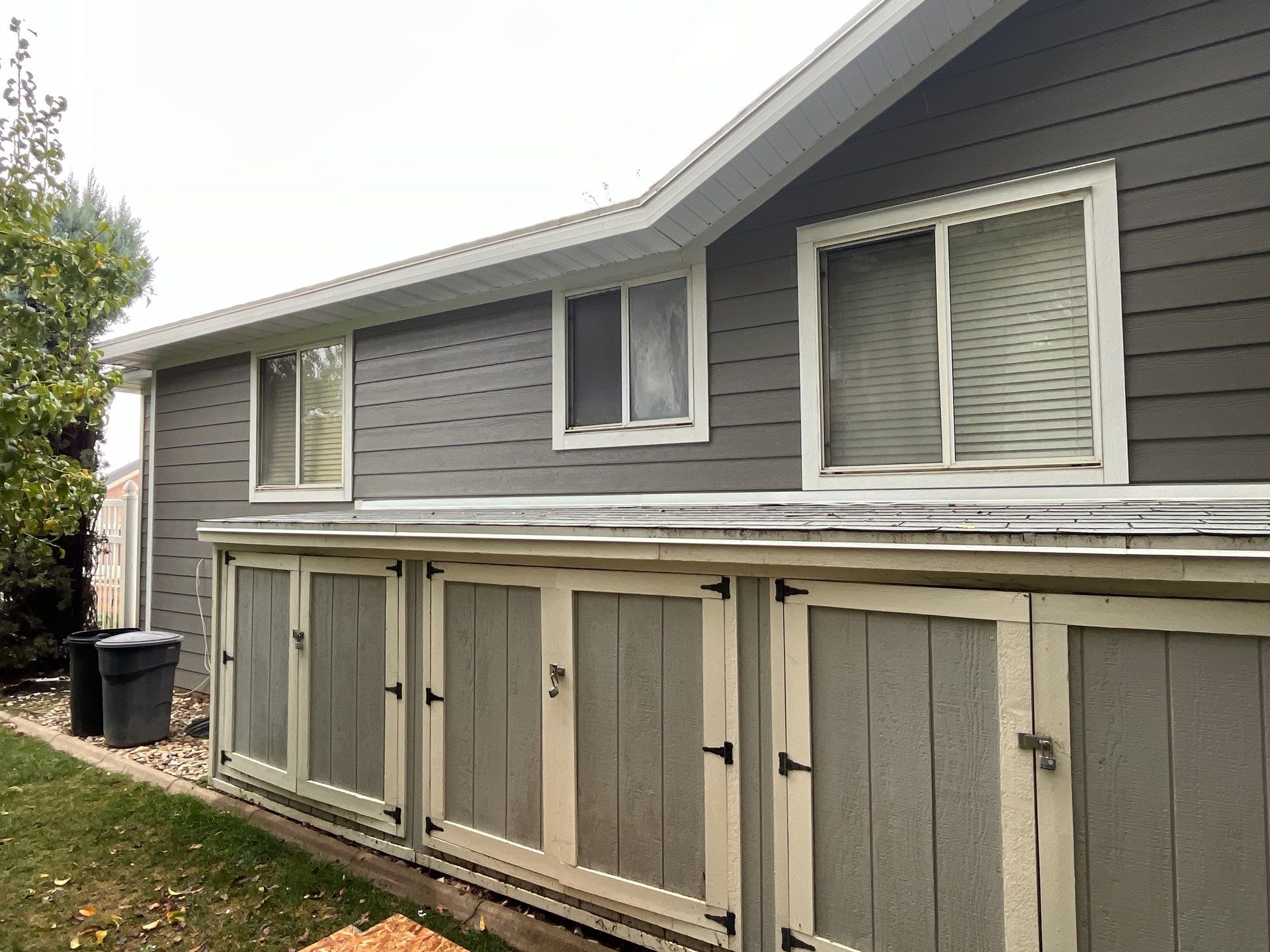 Bountiful | Massive Stucco Conversion & Mixed Profiles | Aged Pewter by Ideal Siding Utah