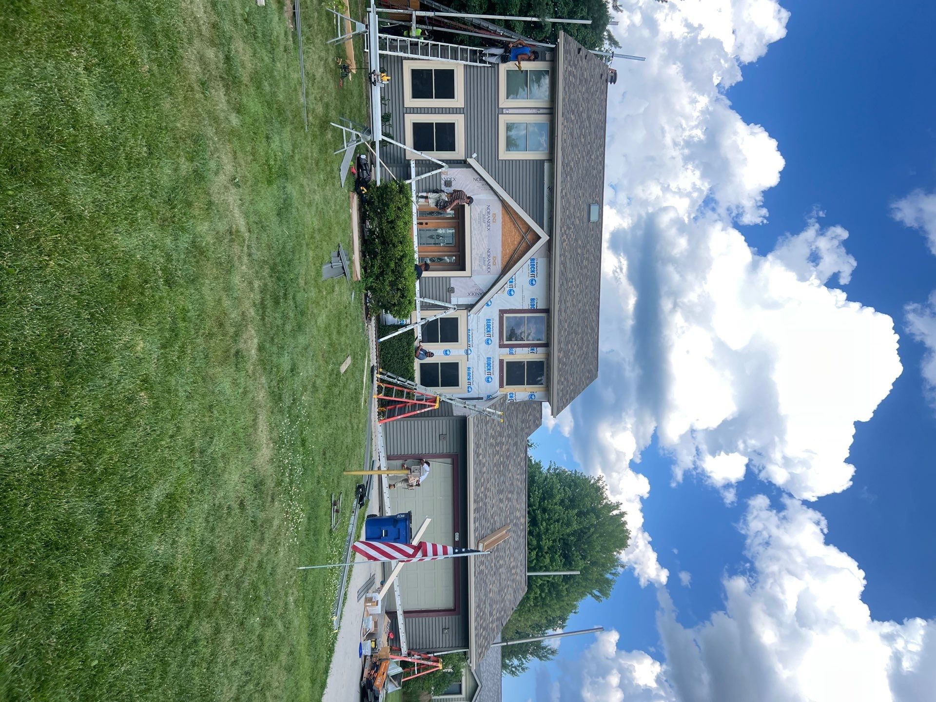 Bye Bye Cedar Siding ! Hello Misty Shadow!  by Gellings Roofing & Siding