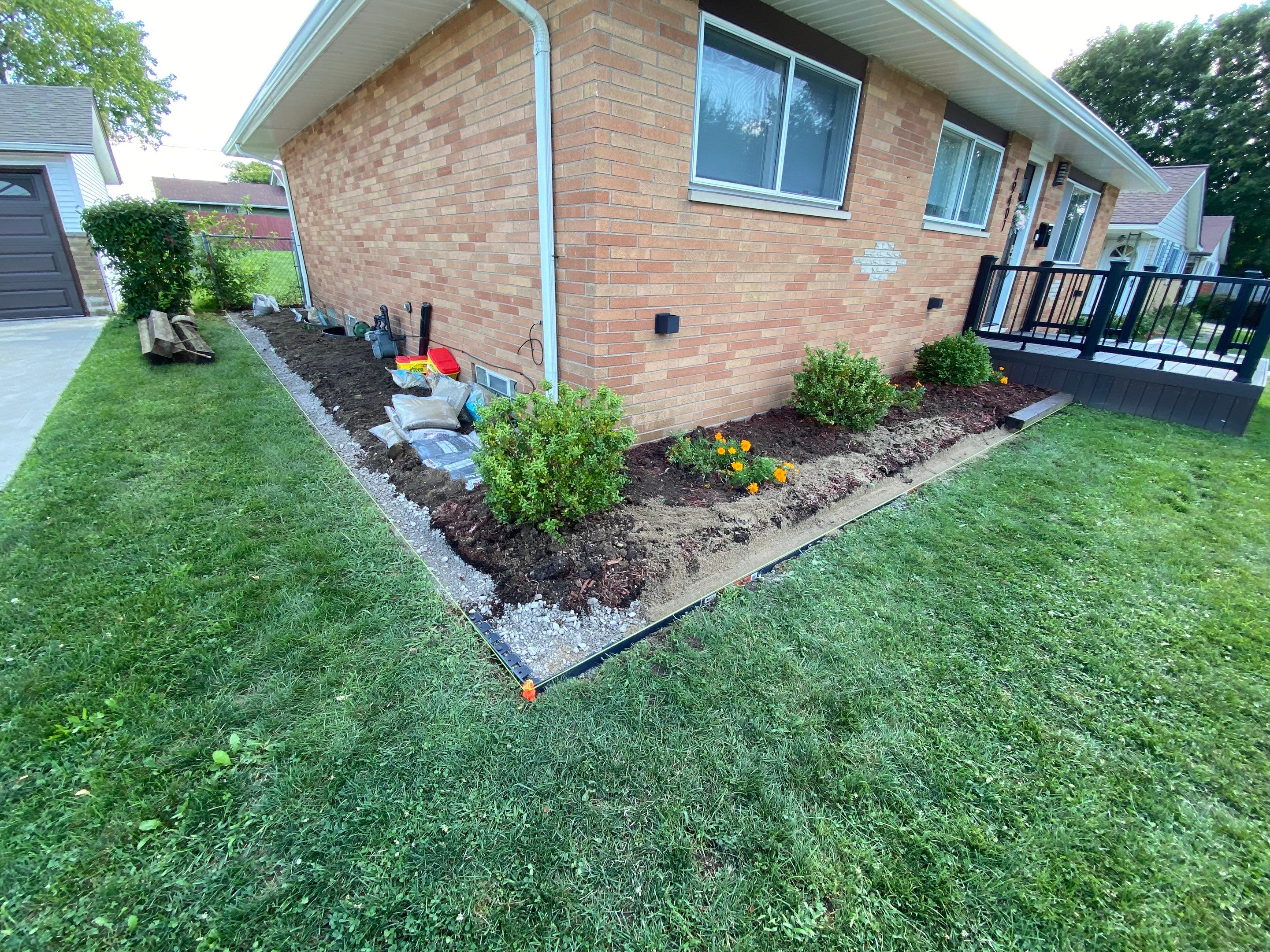 Chestnut Brick Project by Elm Rose Gardens
