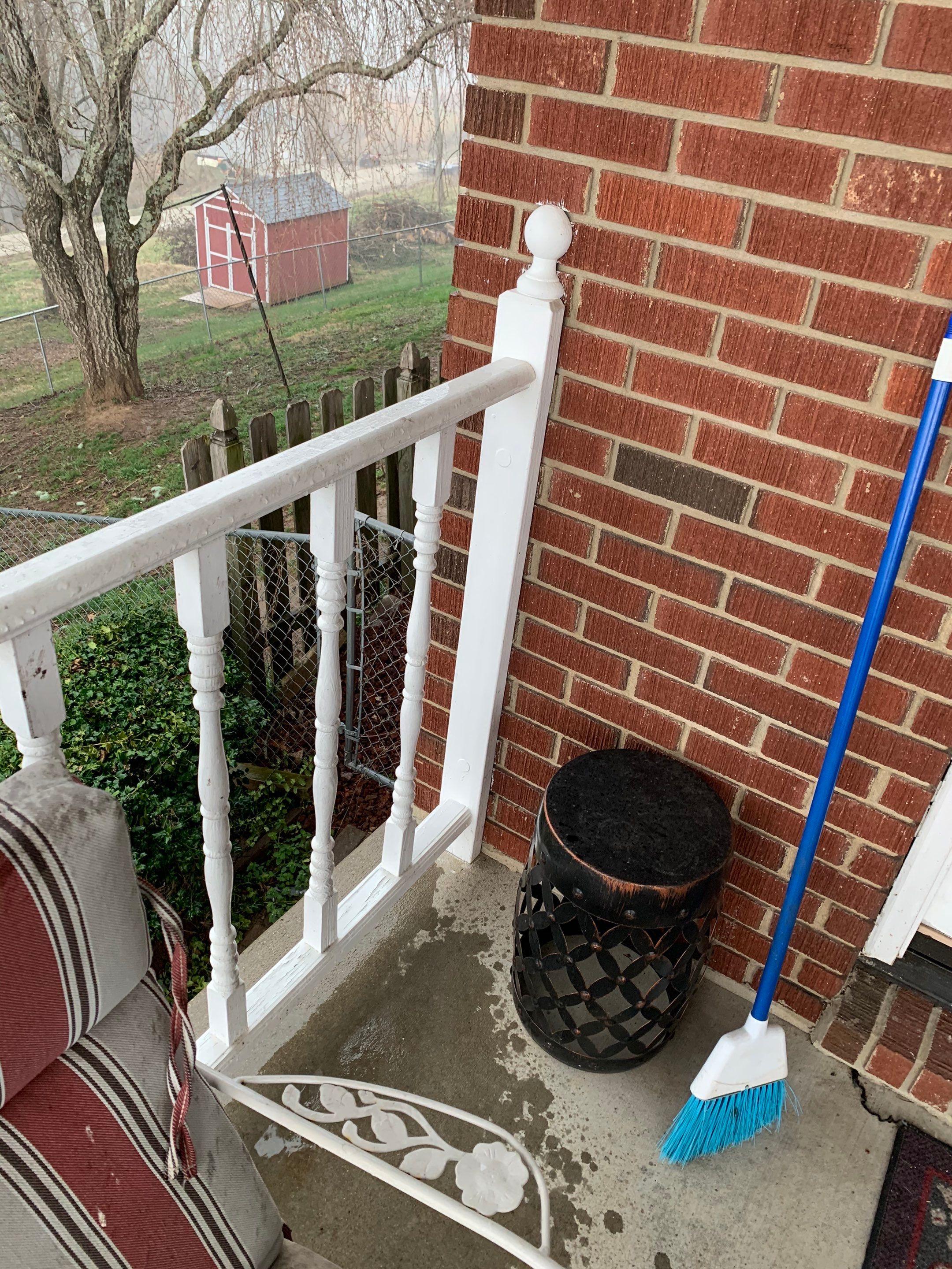 Porch Update using Westbury Aluminum Railing by Secure Construction Company Inc