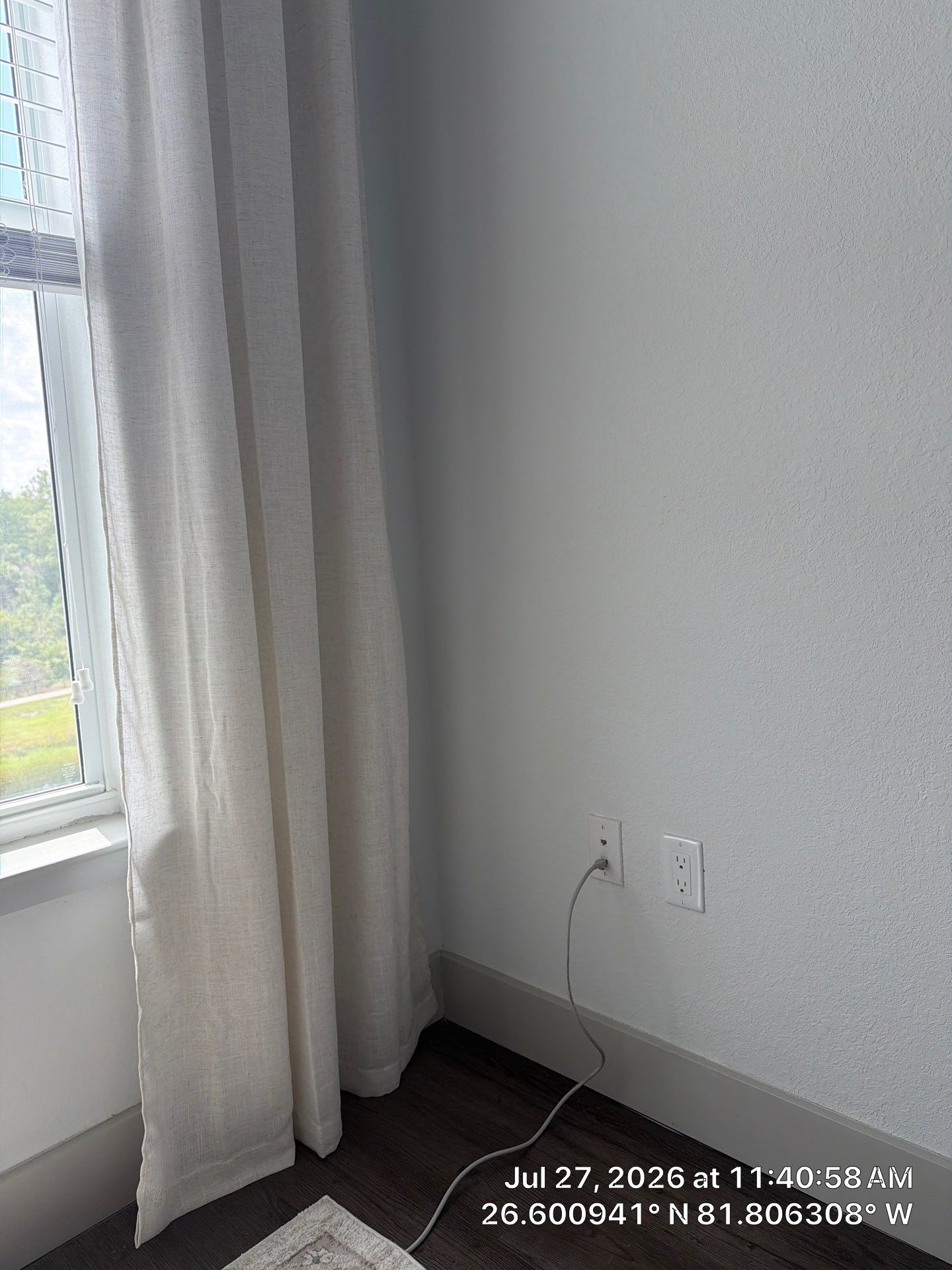 Custom Horizontal Blind and Curtain Installation in Fort Myers by CompanyCam Sales Demo