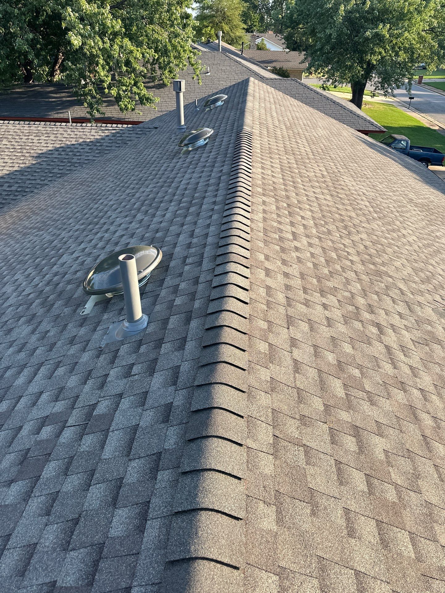 roof and gutter replacement in Edmond by McCann's Roofing and Construction