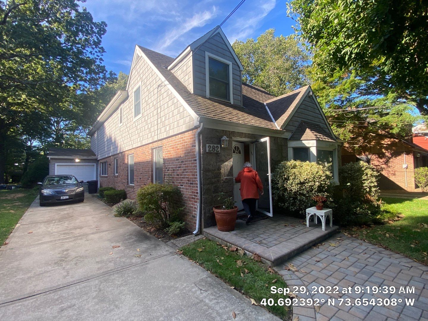 Gutter Installation using 5"white K style seamless gutters and 2x3 white leaders, and Microguard gutter shields installed.  by Above All Gutters 