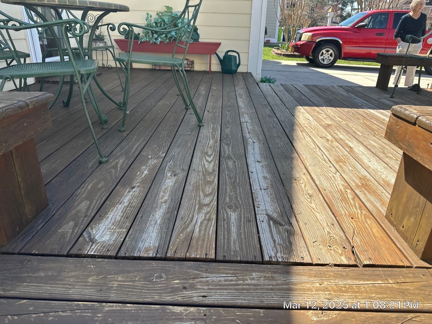 Weathered Deck using Wood Sealant + Board Replacements by DuraSeal