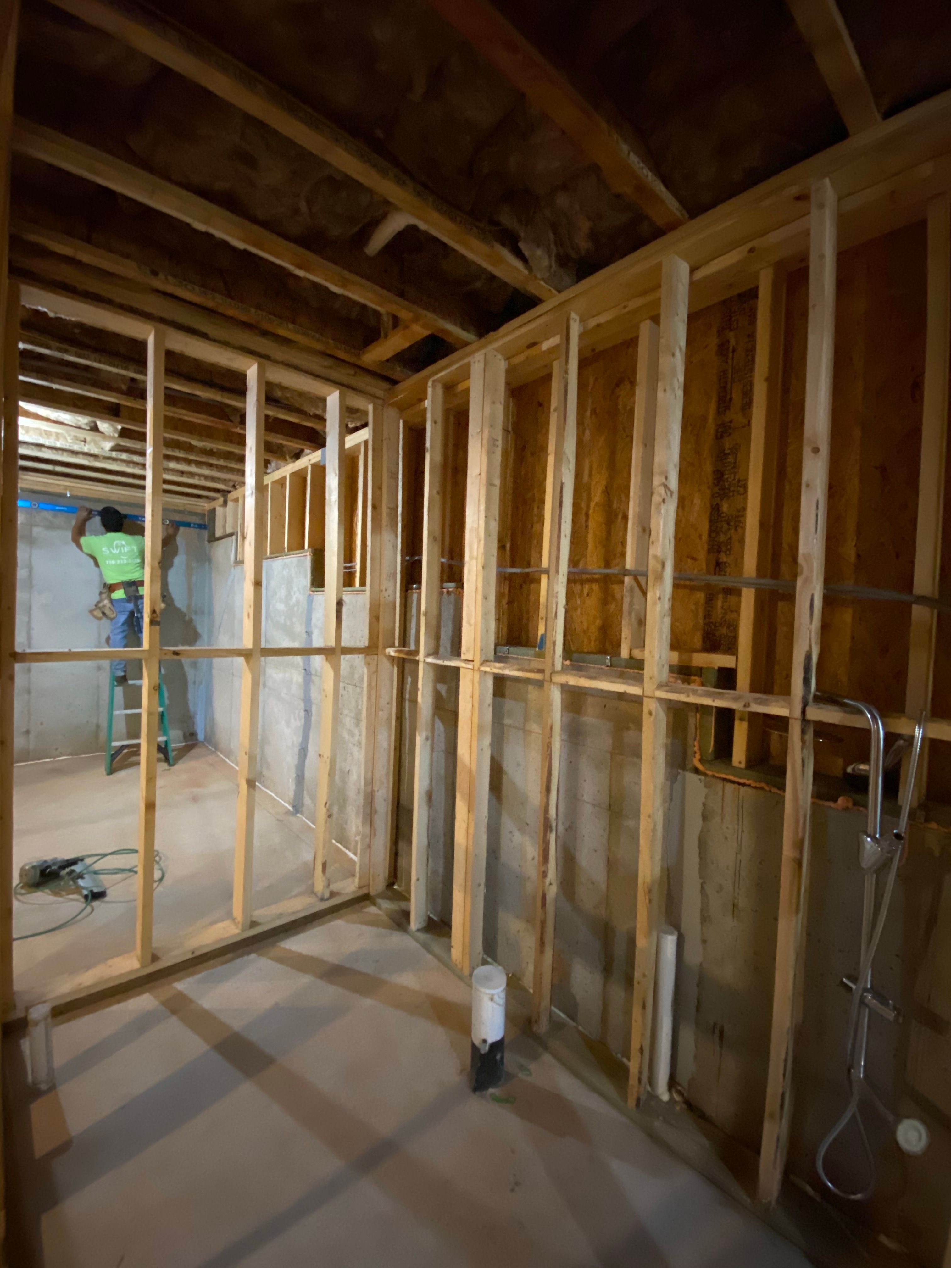 Complete Basement Remodeling and Custom Living Suite in Smyrna by Swift Home Renovations