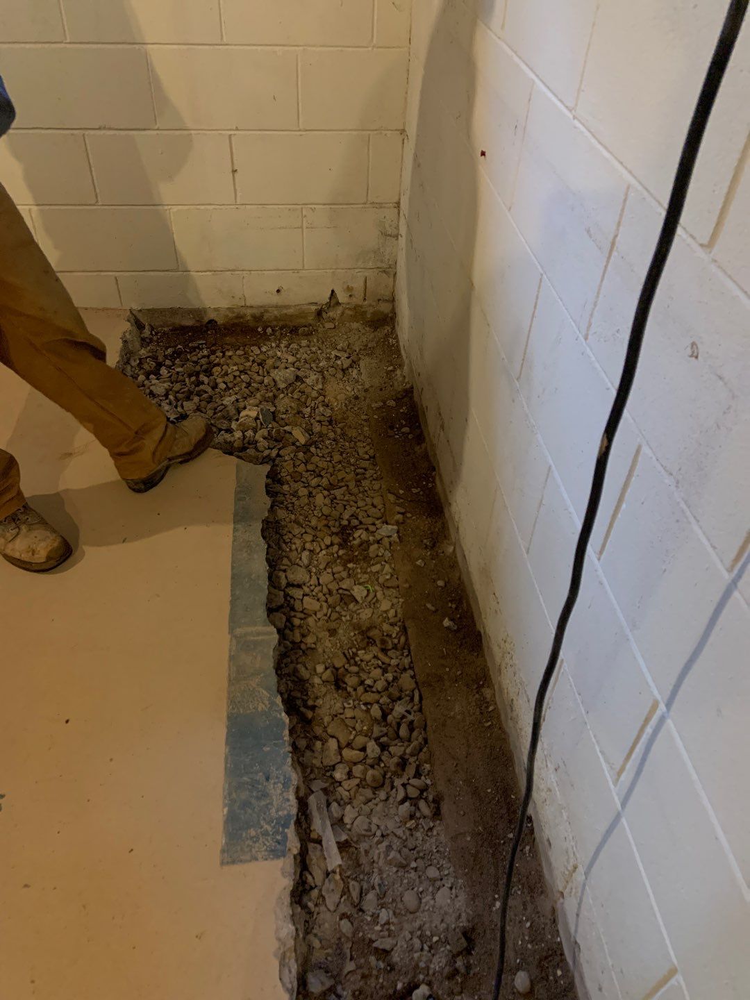 Completing Tom’s Waterproofing System by Waterproofing Northeast