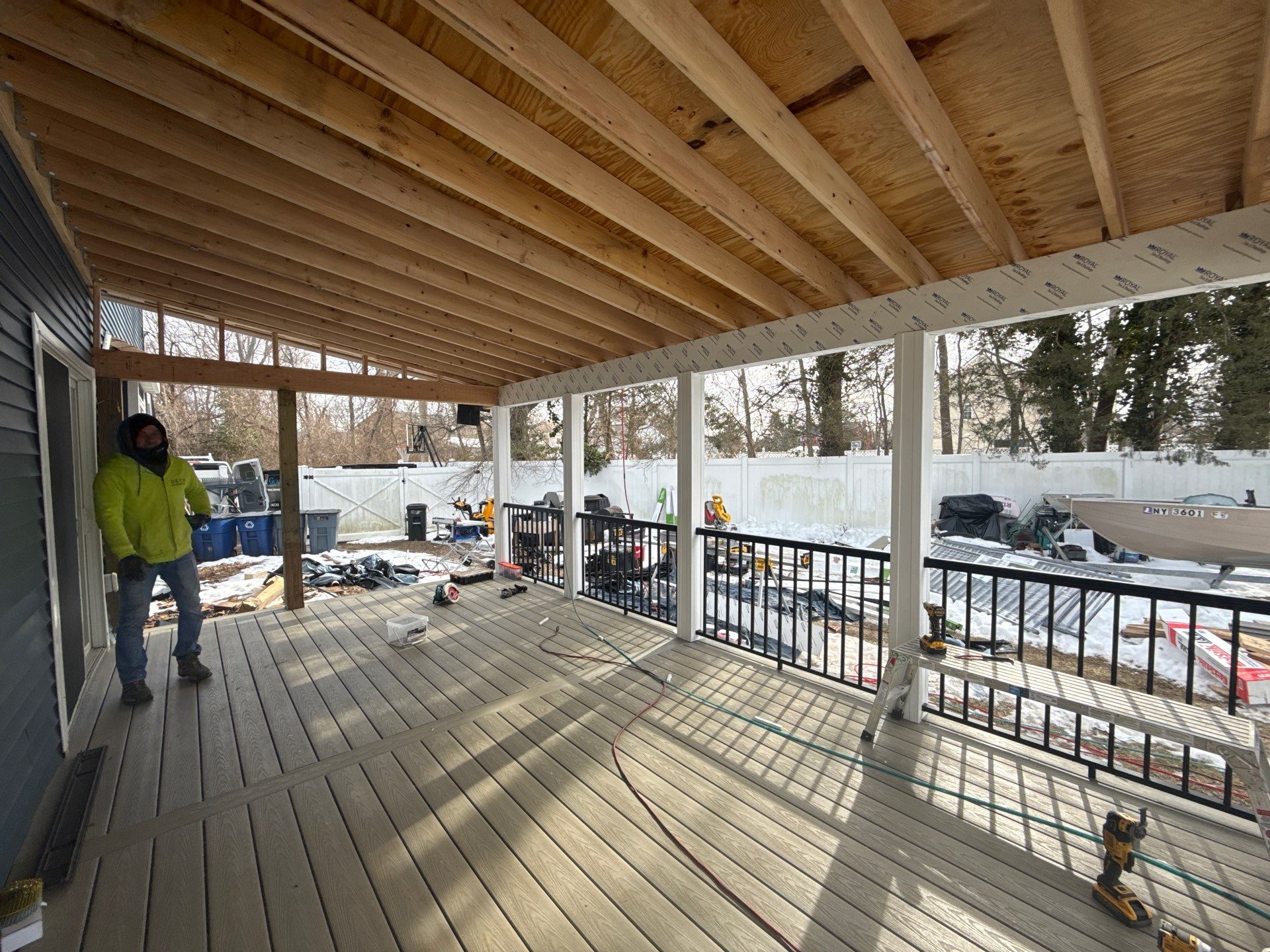 New Deck Porch In Keport by deck guardian
